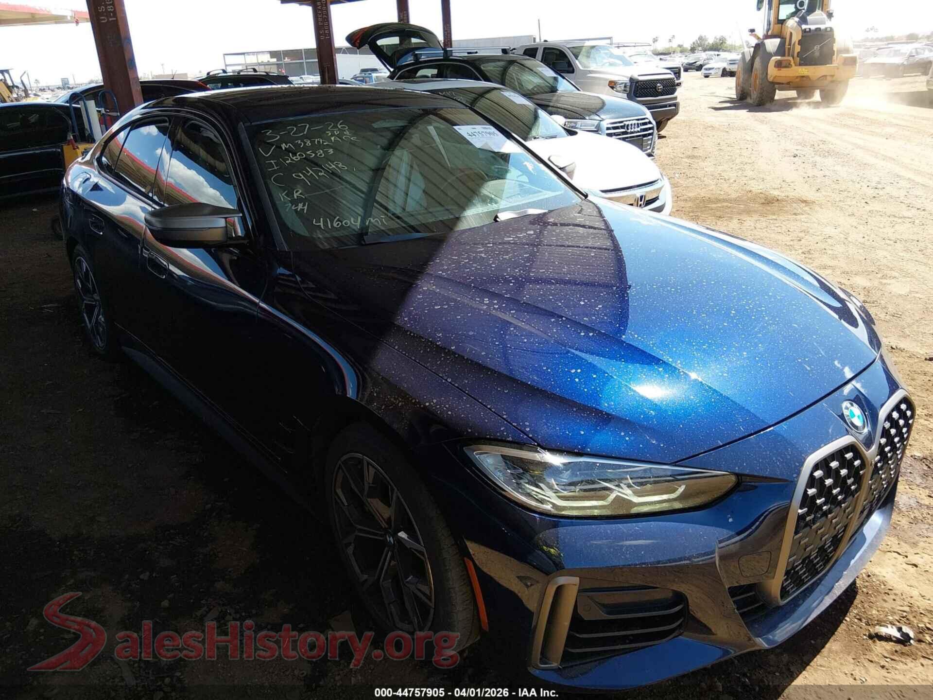 WBA13AW08NFM38792 2022 BMW M440I GRAN COUPE