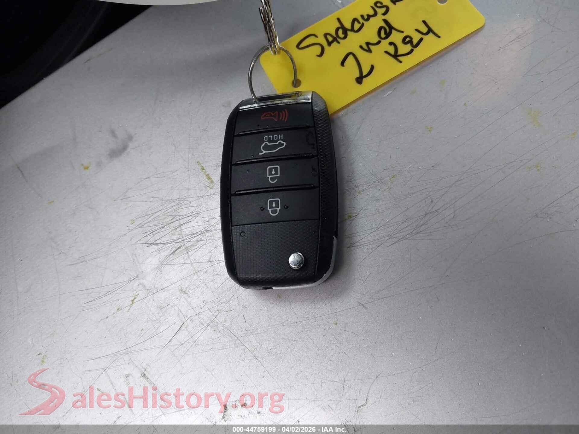 2020 KIA SPORTAGE VIN KNDPMCAC8L7834574, odometer mileage