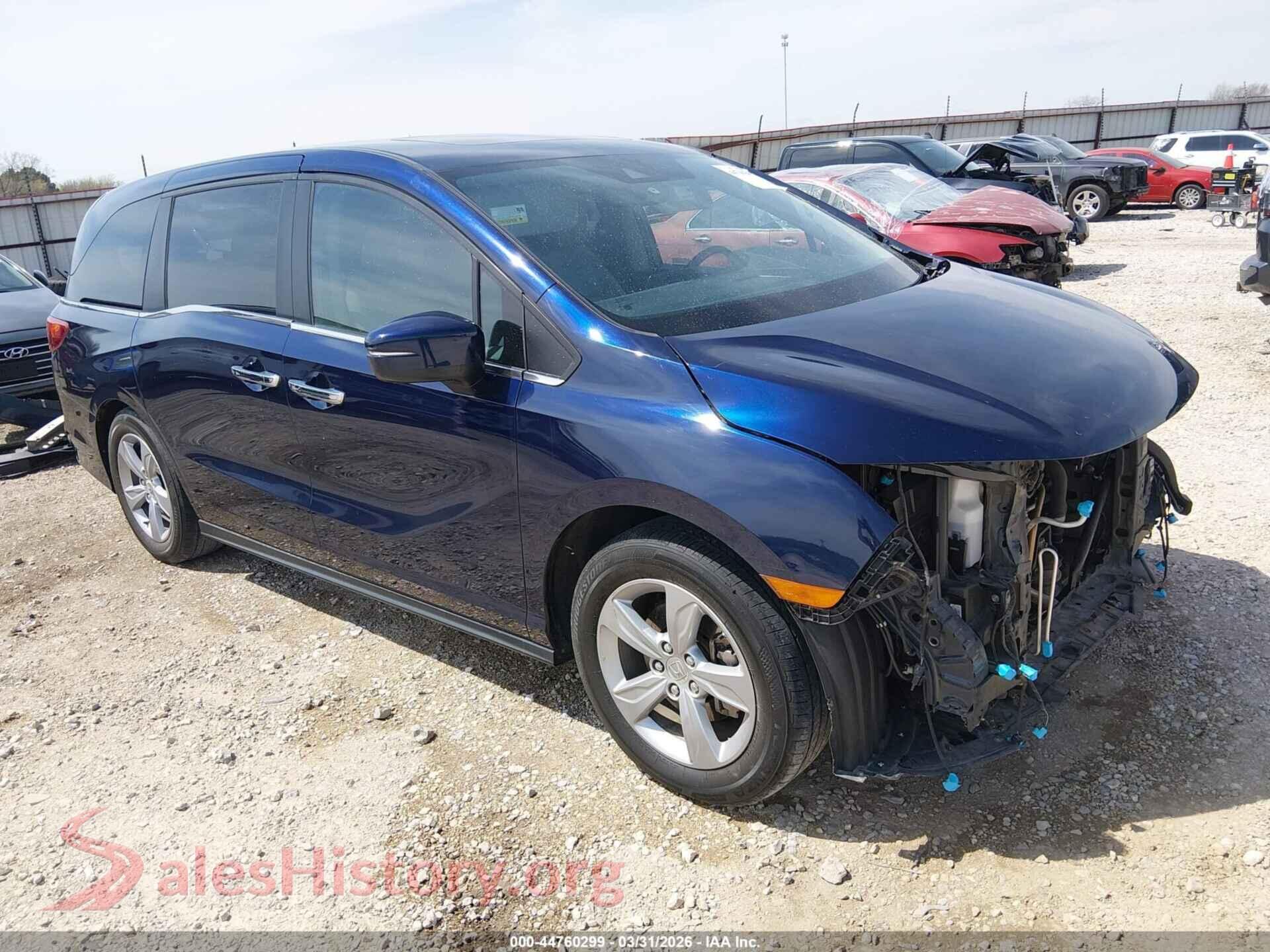 5FNRL6H77KB016493 2019 HONDA ODYSSEY