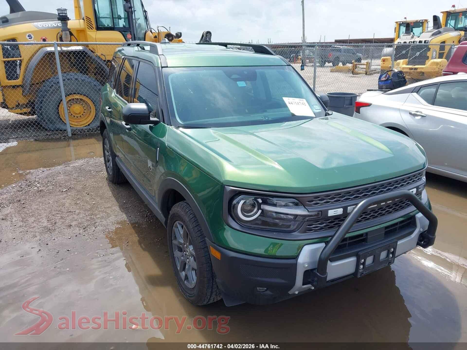 3FMCR9BN7SRE15721 2025 FORD BRONCO SPORT