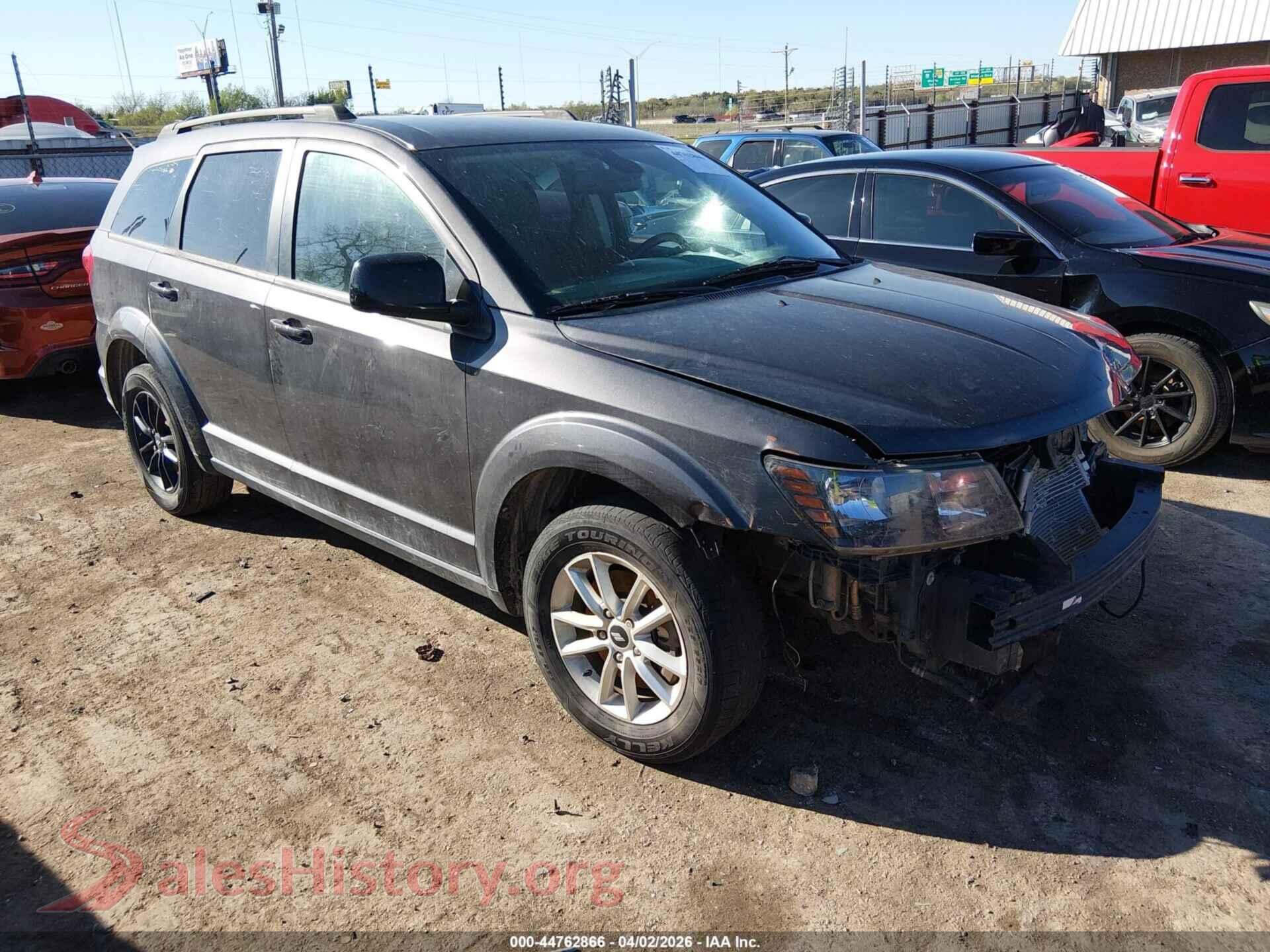 2019 DODGE JOURNEY VIN 3C4PDCBB1KT774296, auction photo