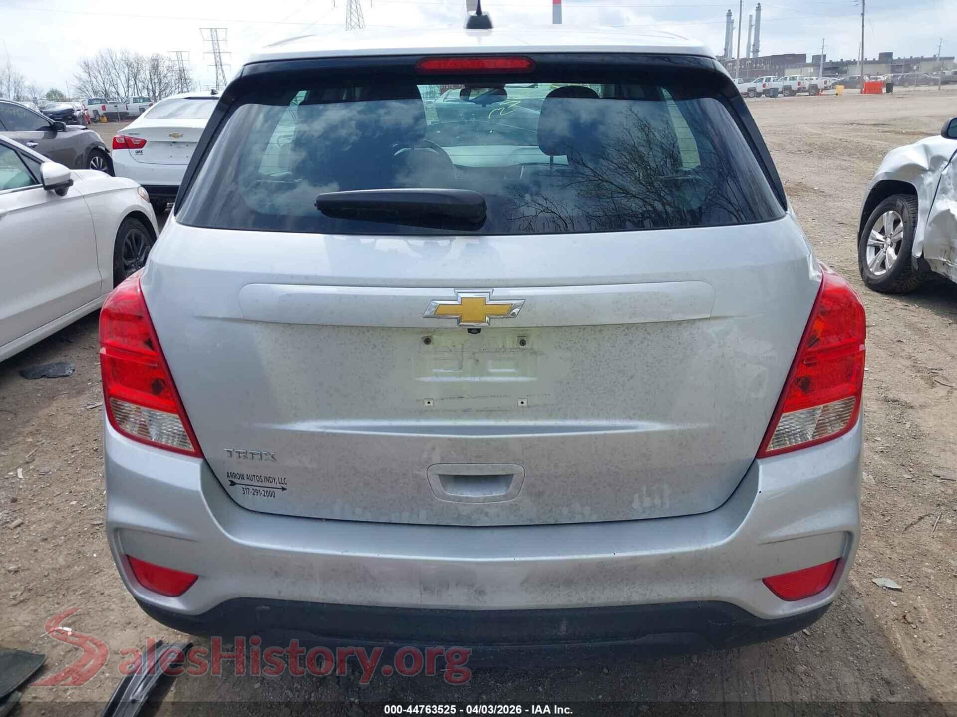 2017 CHEVROLET TRAX VIN KL7CJKSBXHB104741, auction photo 15