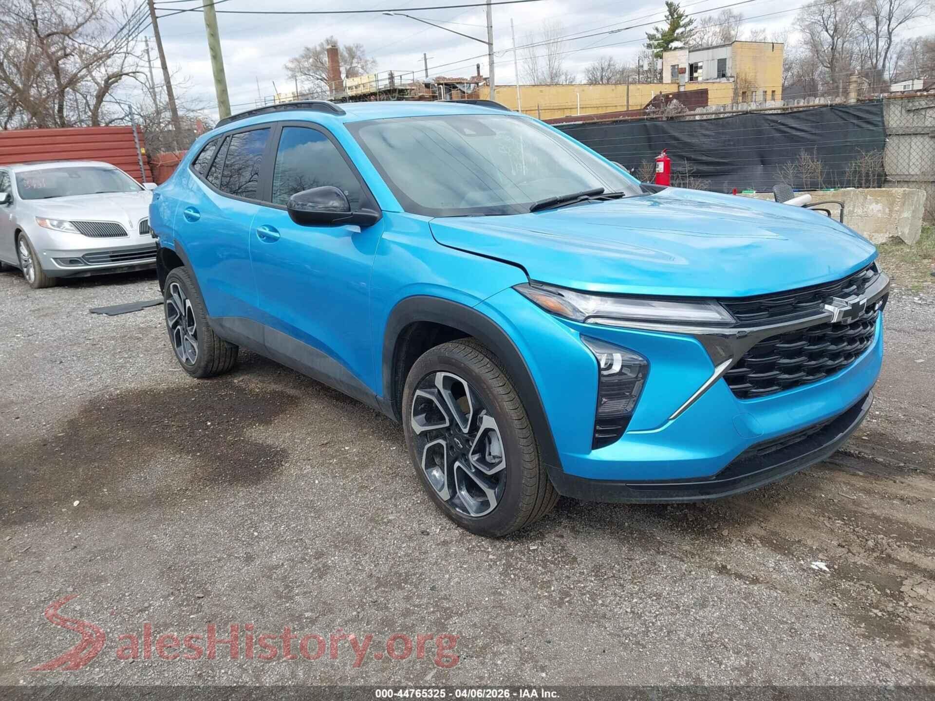 2025 CHEVROLET TRAX VIN KL77LJEP9SC149801, auction photo
