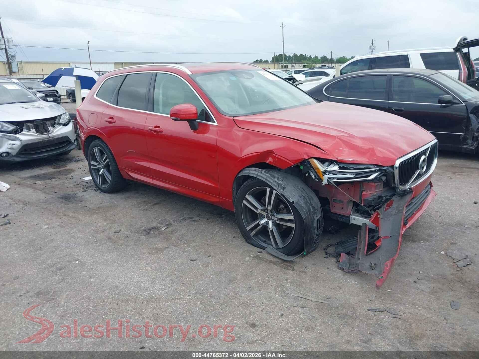 2019 VOLVO XC60 VIN LYV102DK5KB176334, auction photo
