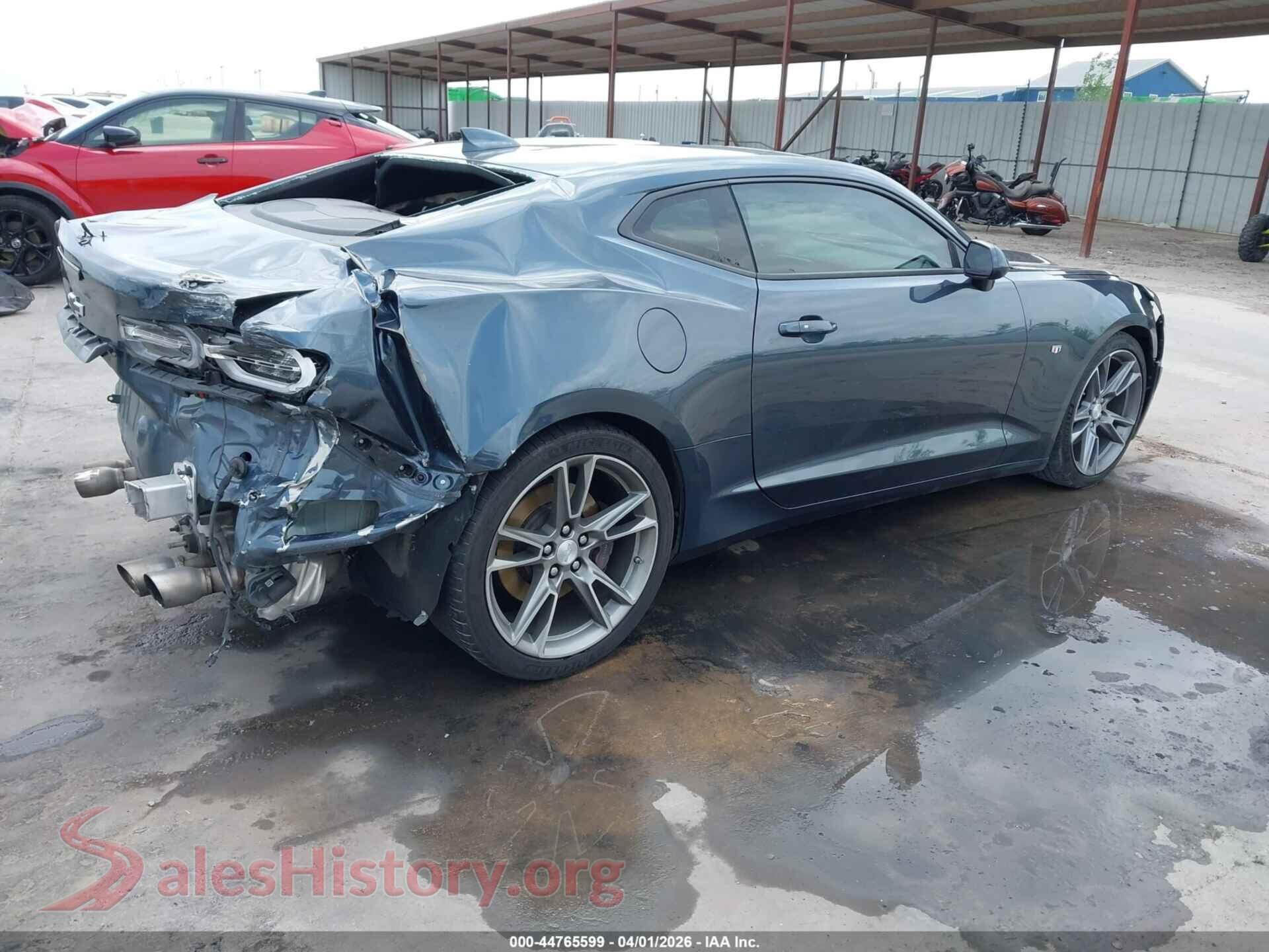 2019 CHEVROLET CAMARO VIN 1G1FH1R7XK0159368, rear driver side