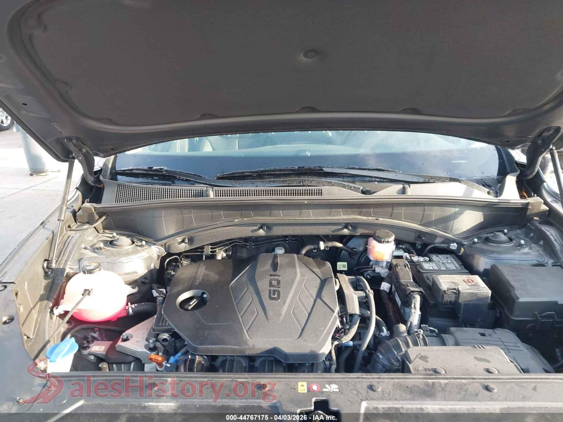 2023 HYUNDAI SANTA FE VIN 5NMS6DAJ8PH614455, interior dashboard