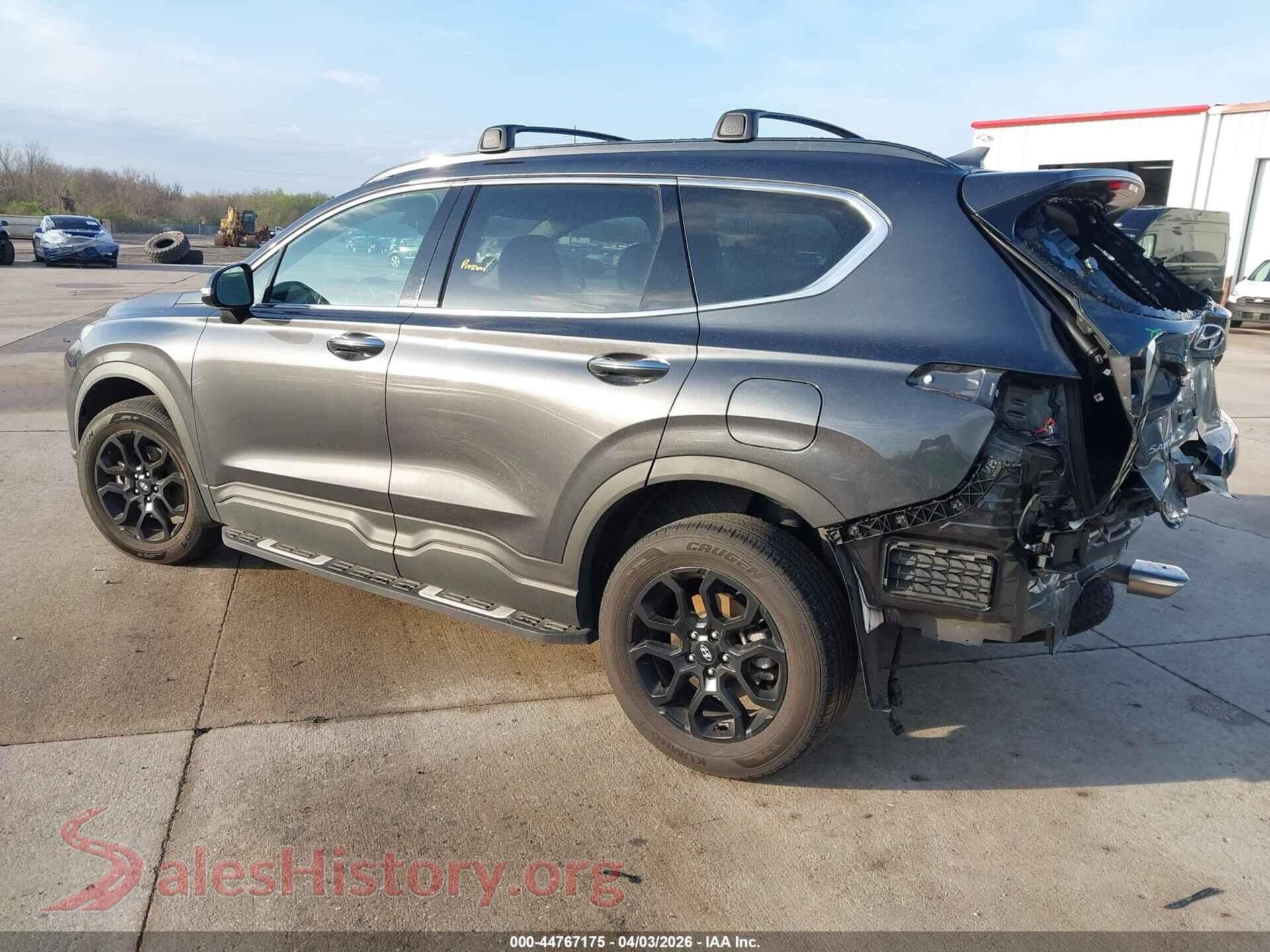 2023 HYUNDAI SANTA FE VIN 5NMS6DAJ8PH614455, driver side view