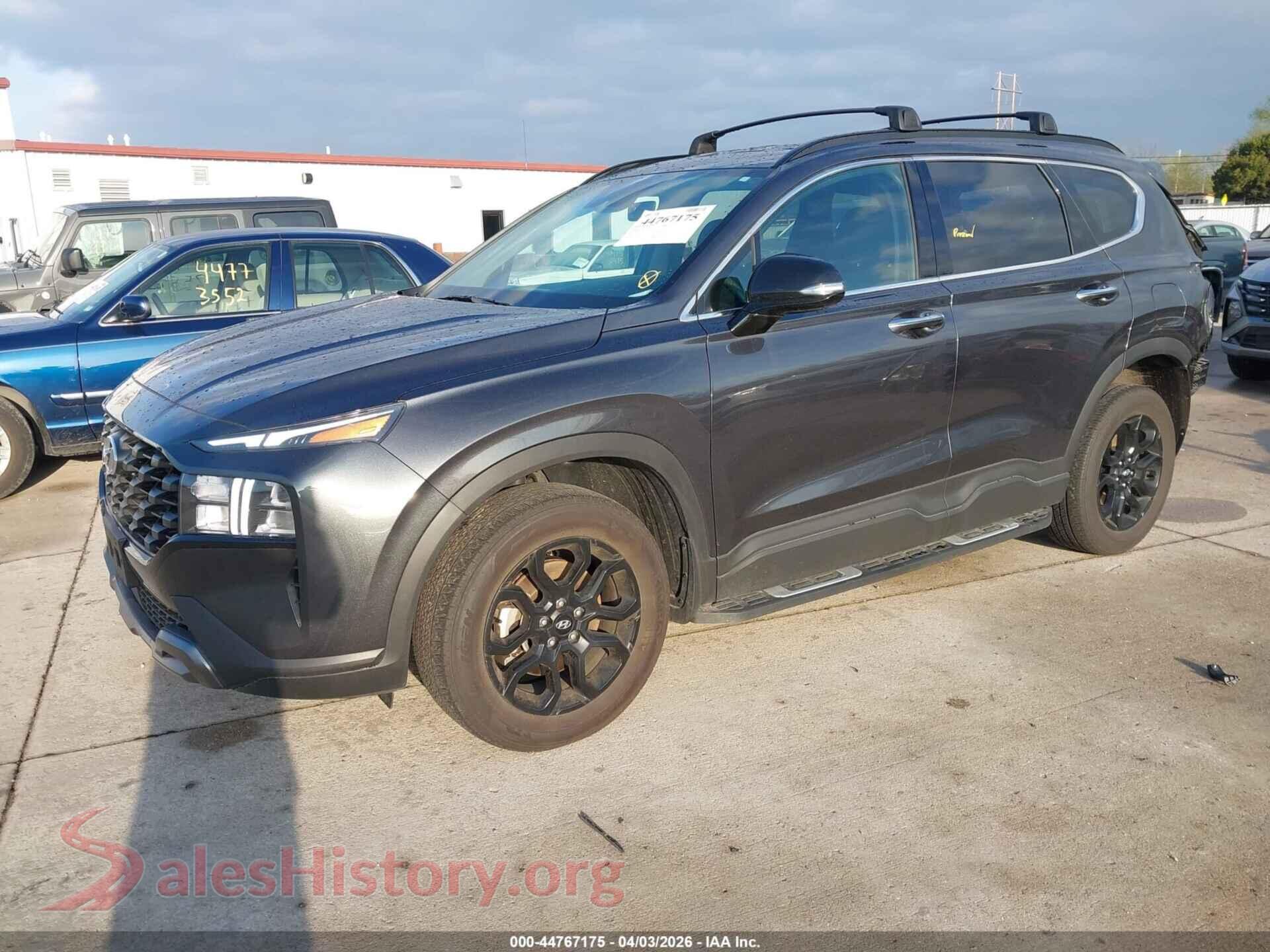 2023 HYUNDAI SANTA FE VIN 5NMS6DAJ8PH614455, front view