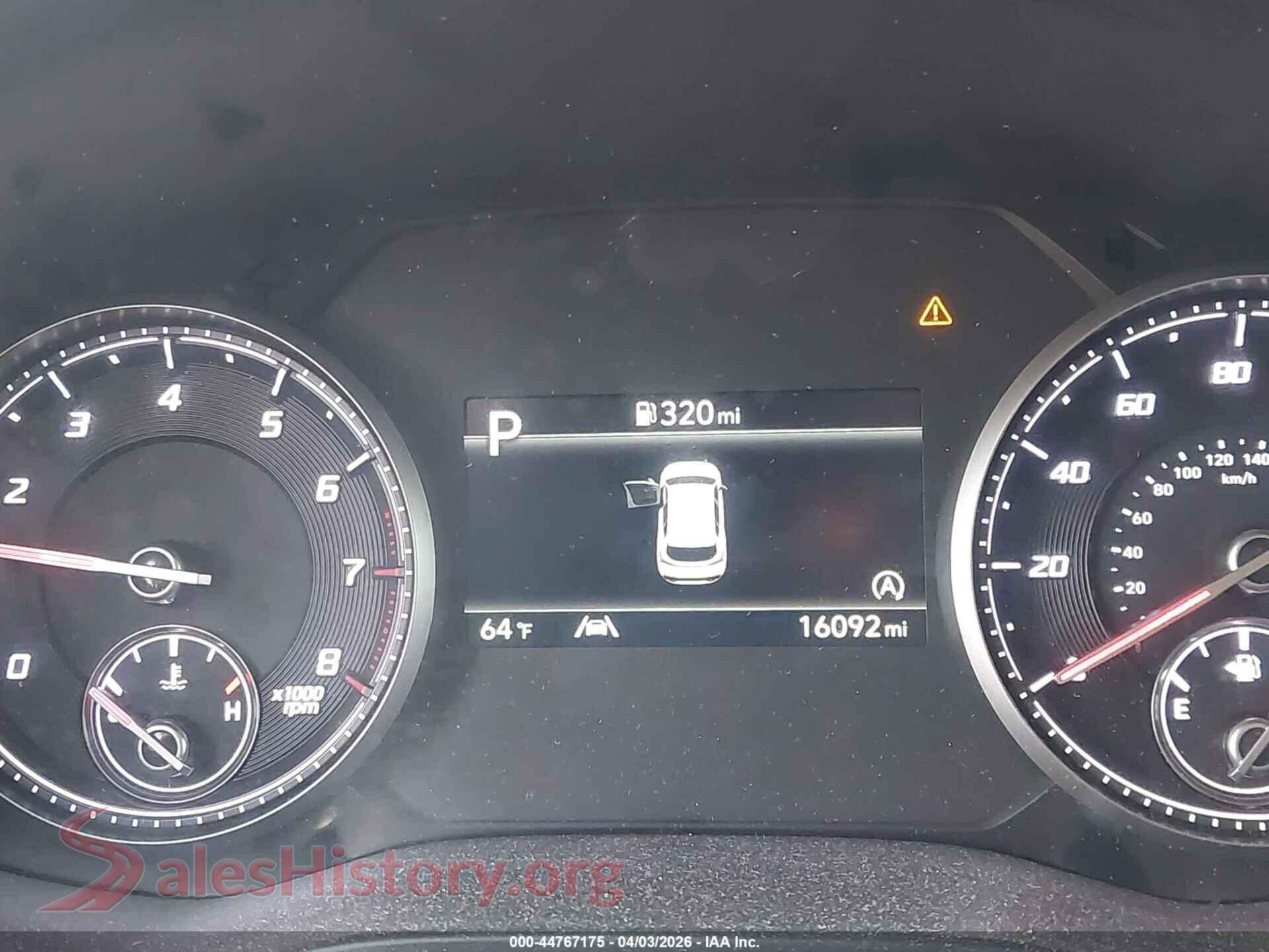 2023 HYUNDAI SANTA FE VIN 5NMS6DAJ8PH614455, passenger side view