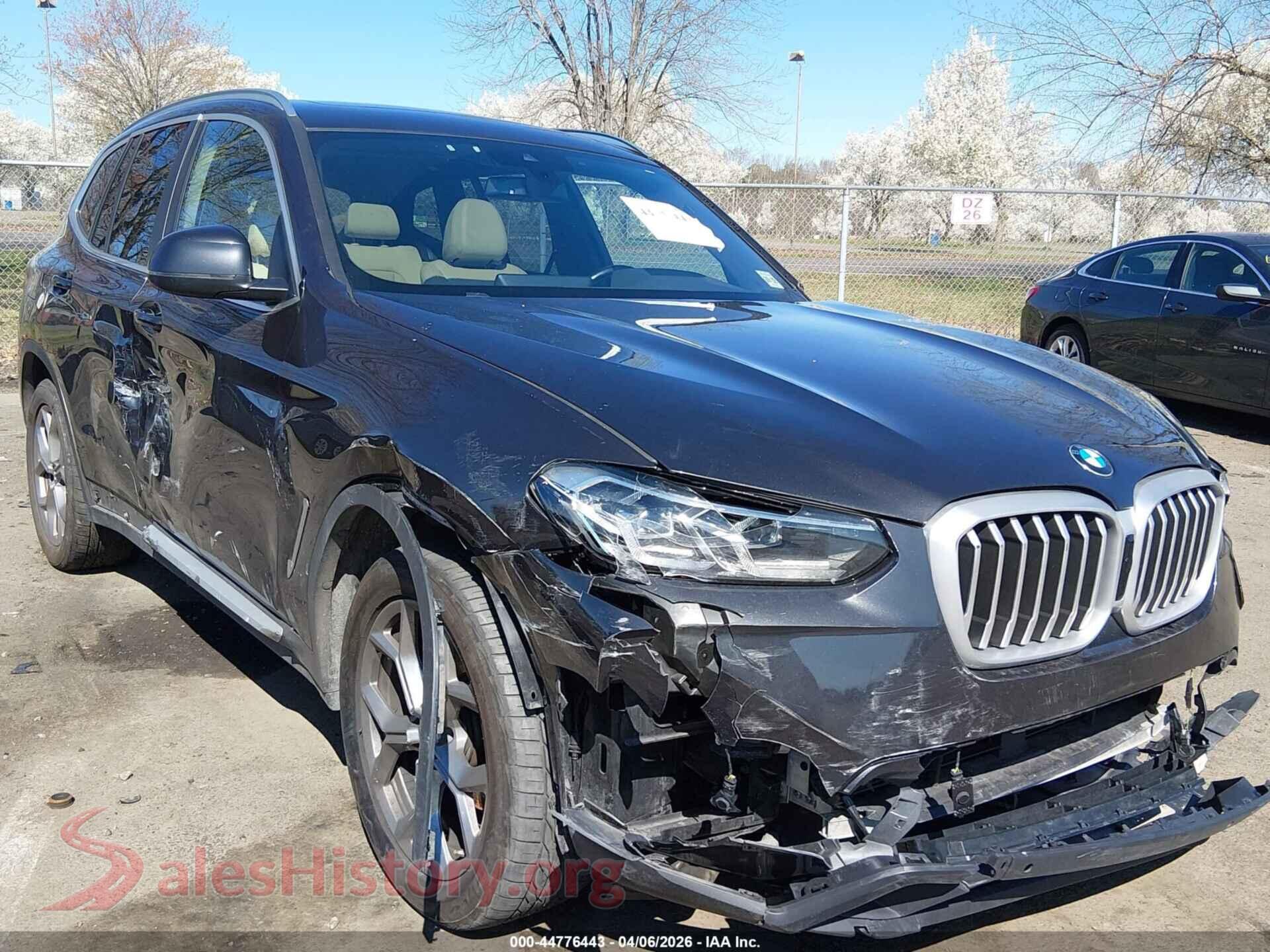 5UX43DP00P9R38753 2023 BMW X3