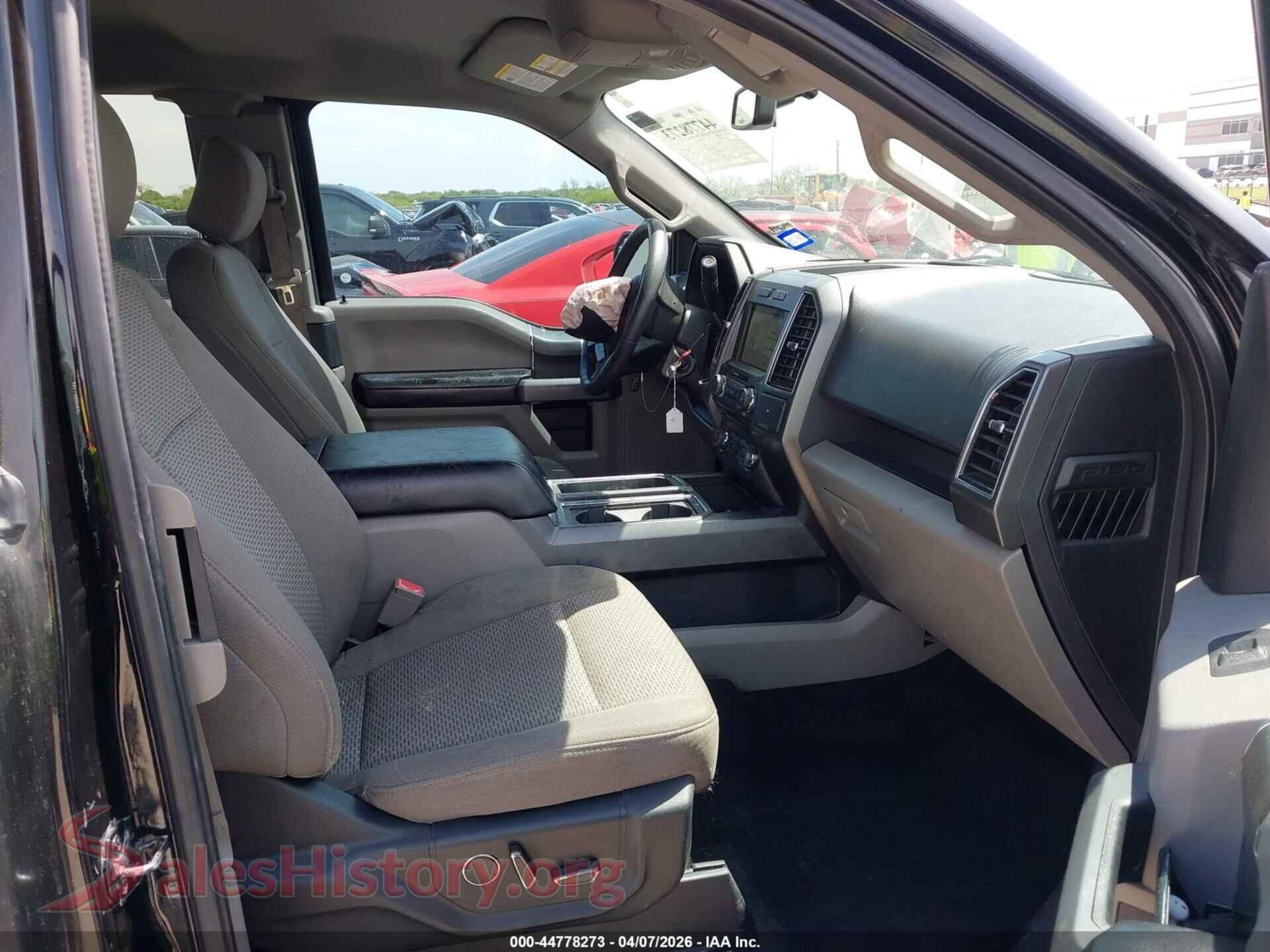 2018 FORD F-150 VIN 1FTEX1CBXJKD67143, rear view
