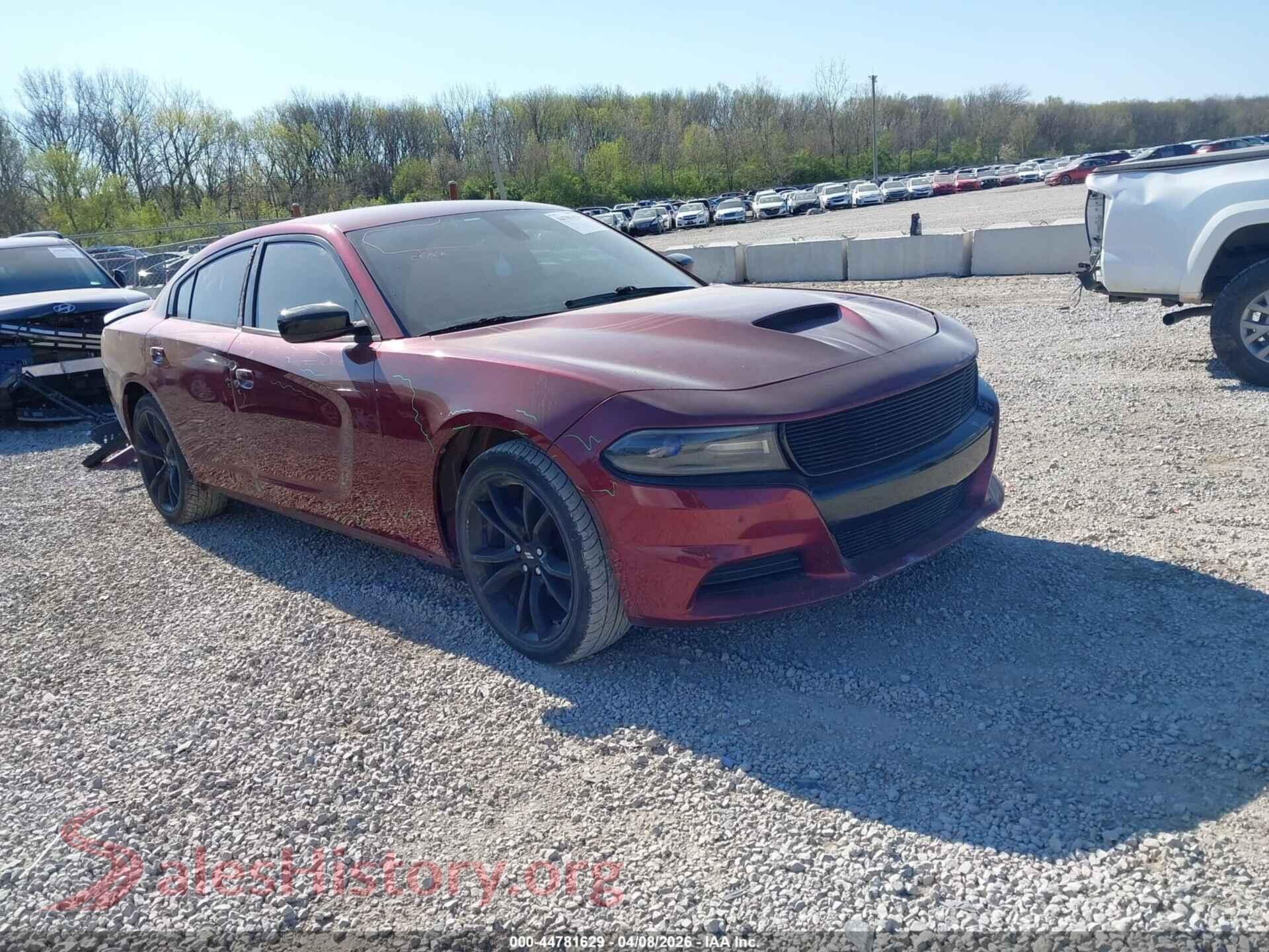 2017 DODGE CHARGER VIN 2C3CDXBG6HH643193, auction photo