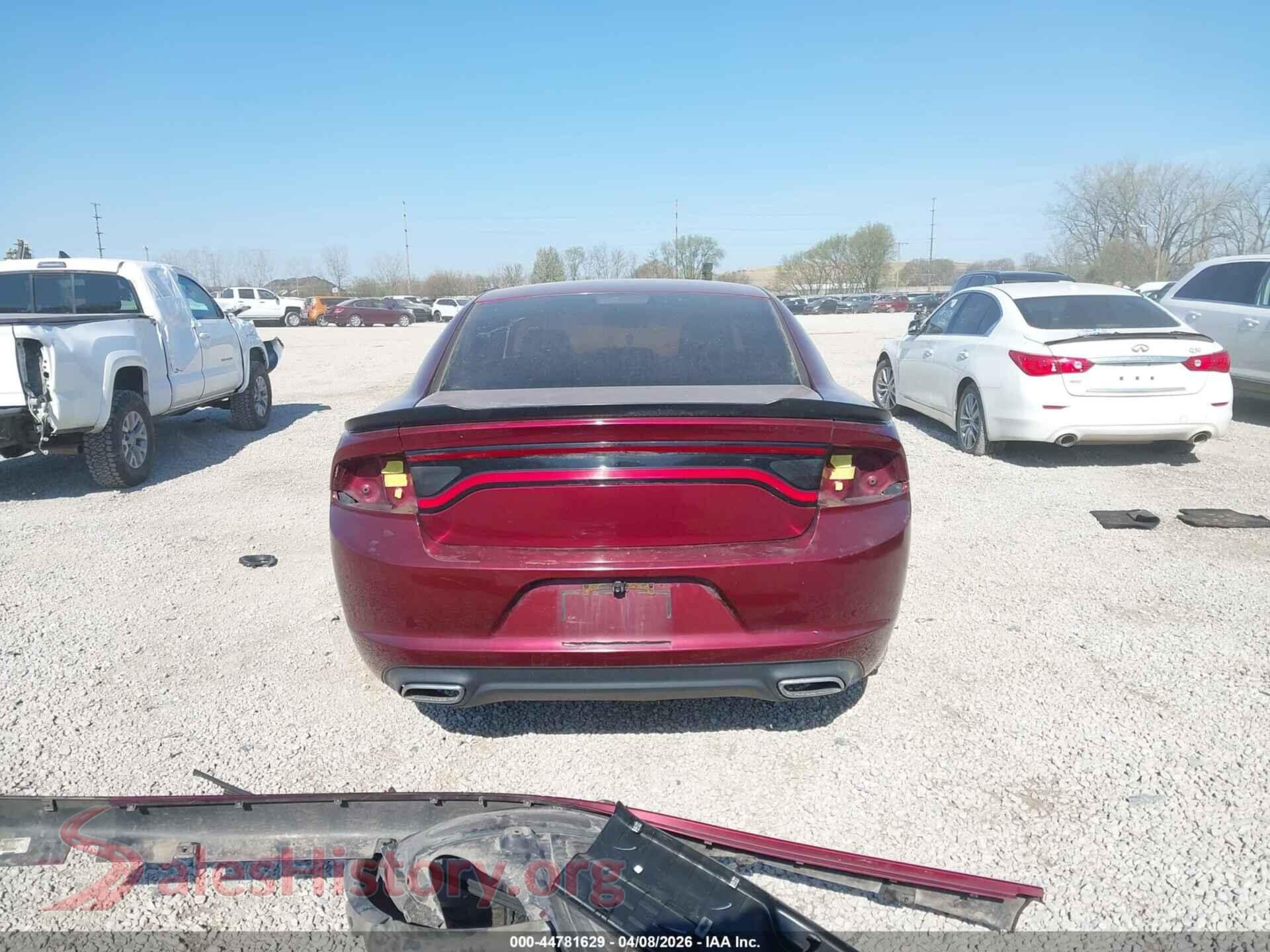 2017 DODGE CHARGER VIN 2C3CDXBG6HH643193, auction photo 17