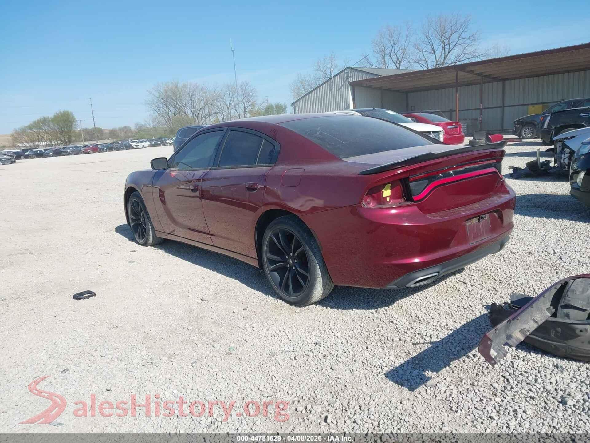 2017 DODGE CHARGER VIN 2C3CDXBG6HH643193, driver side view
