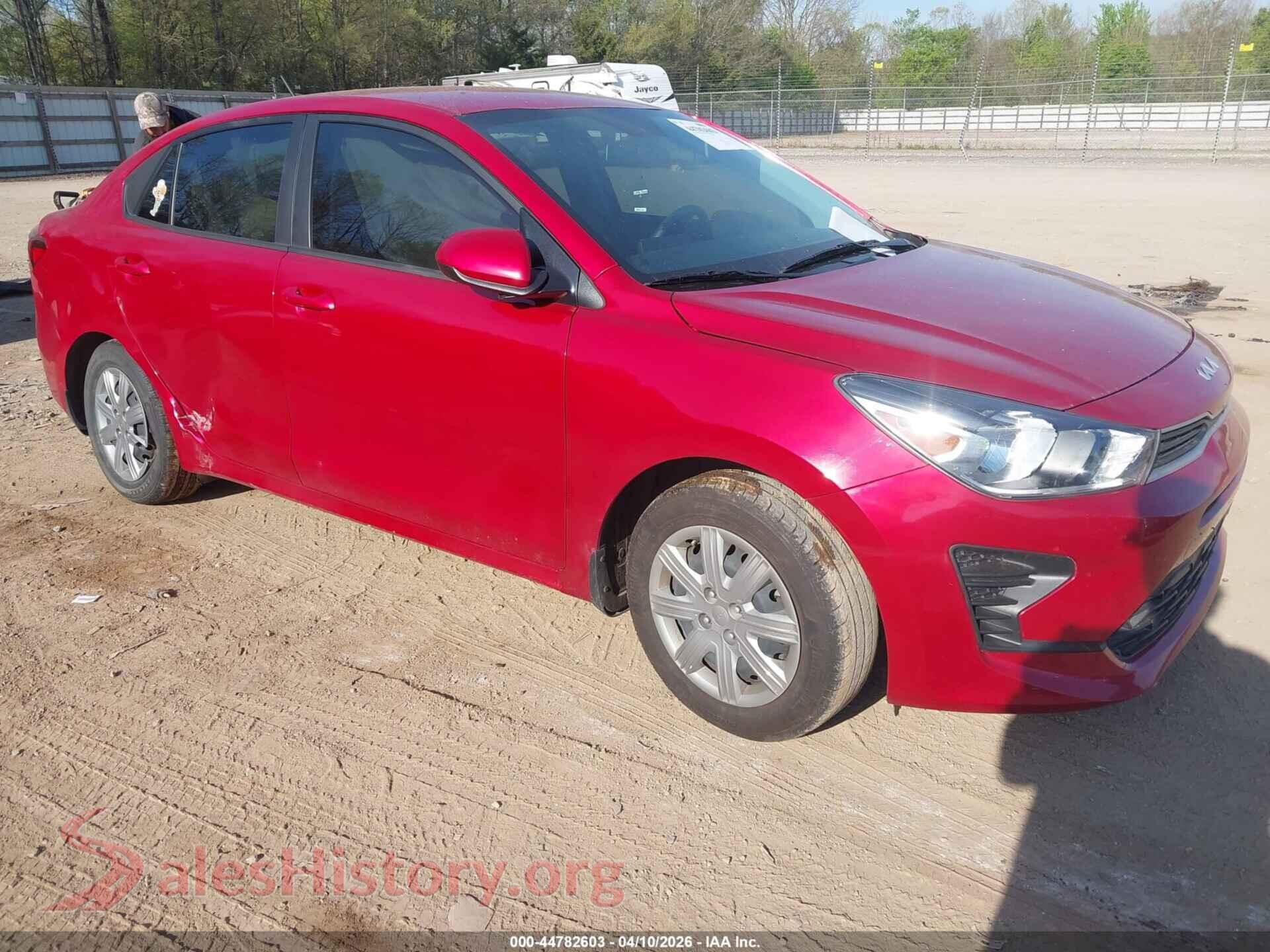 2023 KIA RIO VIN 3KPA24AD9PE621181, auction photo