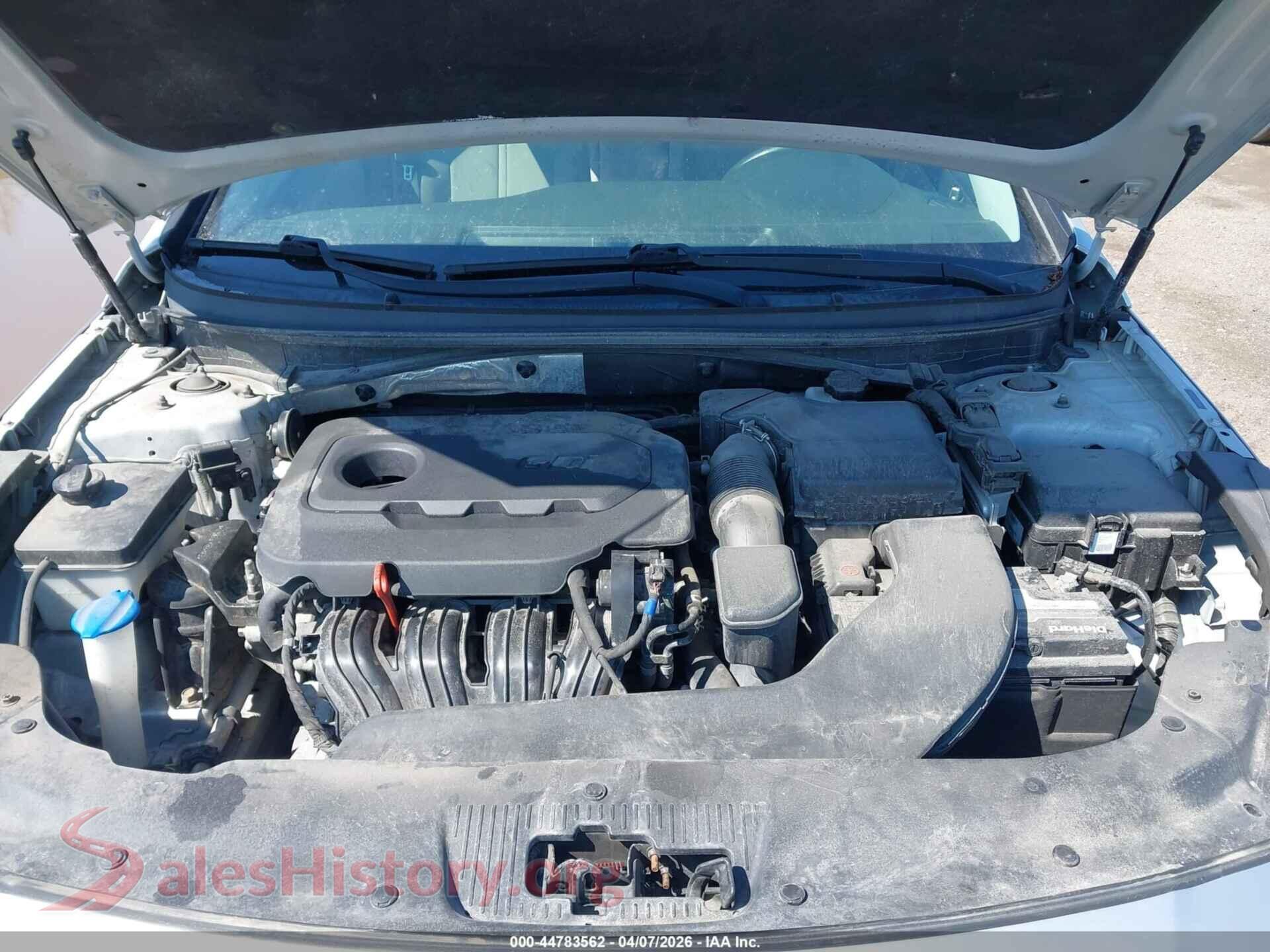2017 HYUNDAI SONATA VIN 5NPE24AF5HH552781, interior dashboard