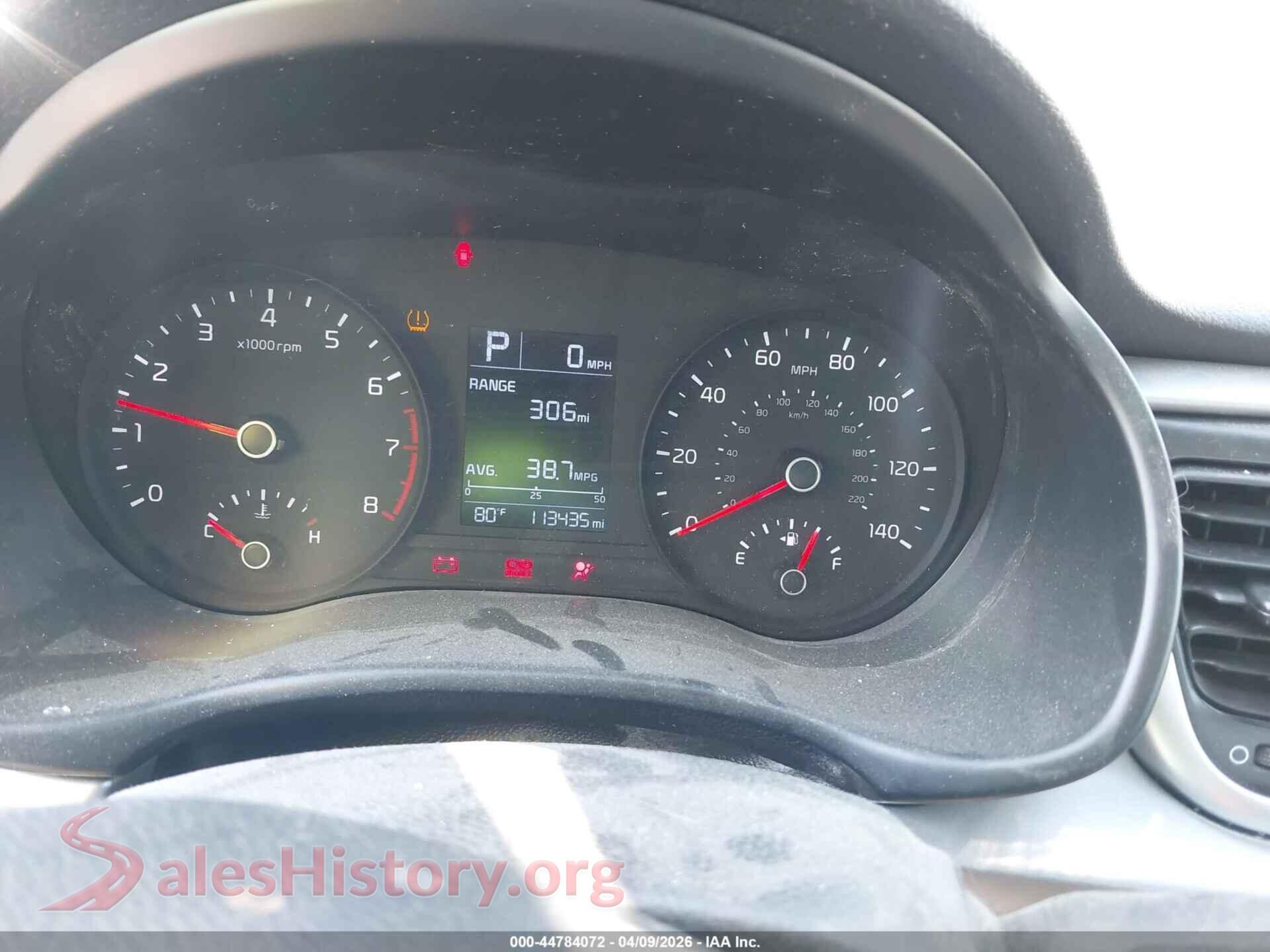 2023 KIA RIO VIN 3KPA24AD6PE581321, passenger side view