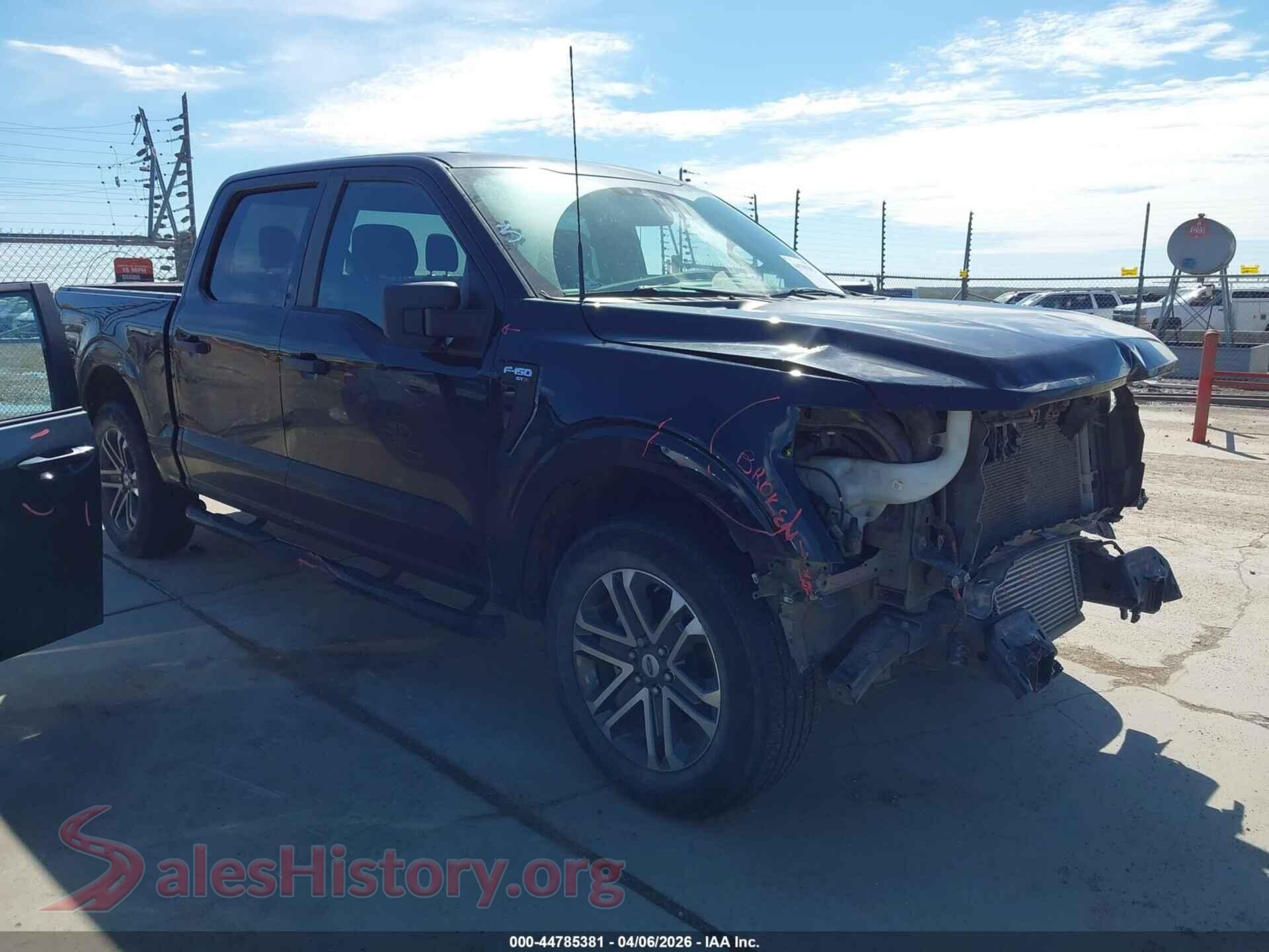 1FTEW1CP2NKD38157 2022 FORD F-150