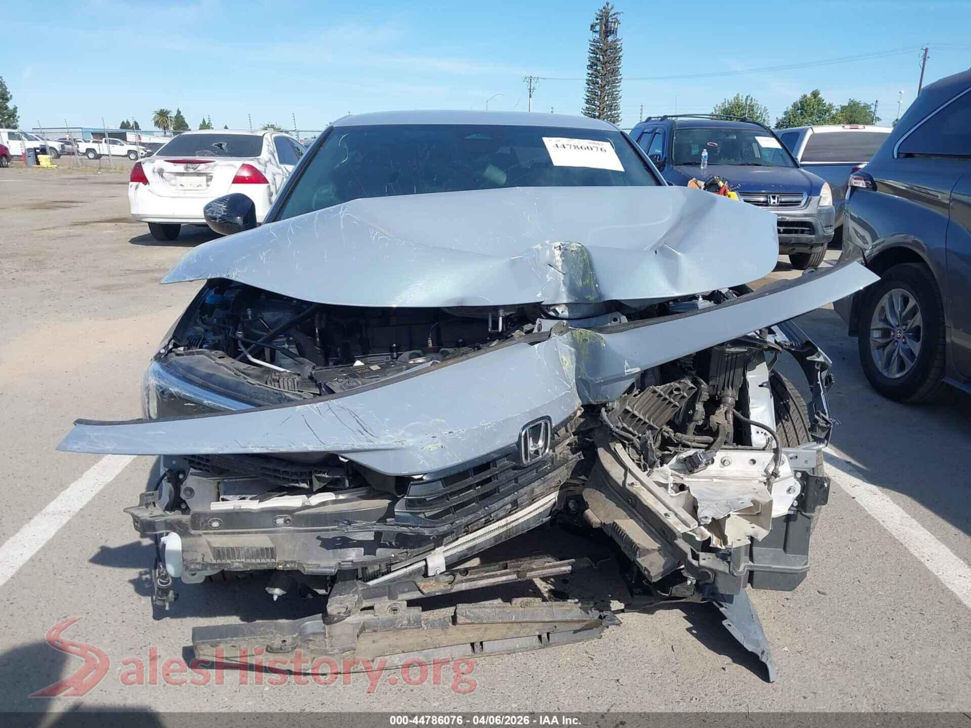 2023 HONDA CIVIC VIN 2HGFE2F55PH528571, damage close-up