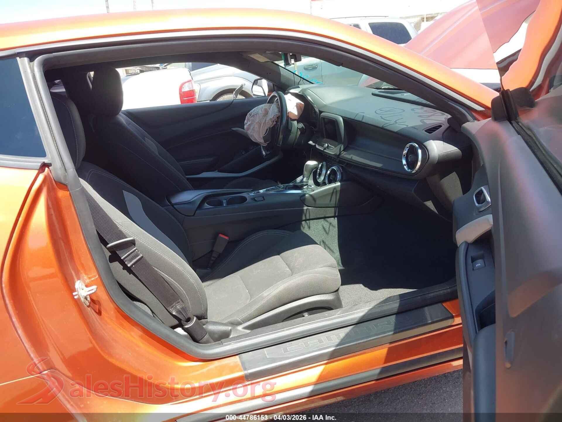 2022 CHEVROLET CAMARO VIN 1G1FB1RX9N0104321, rear view