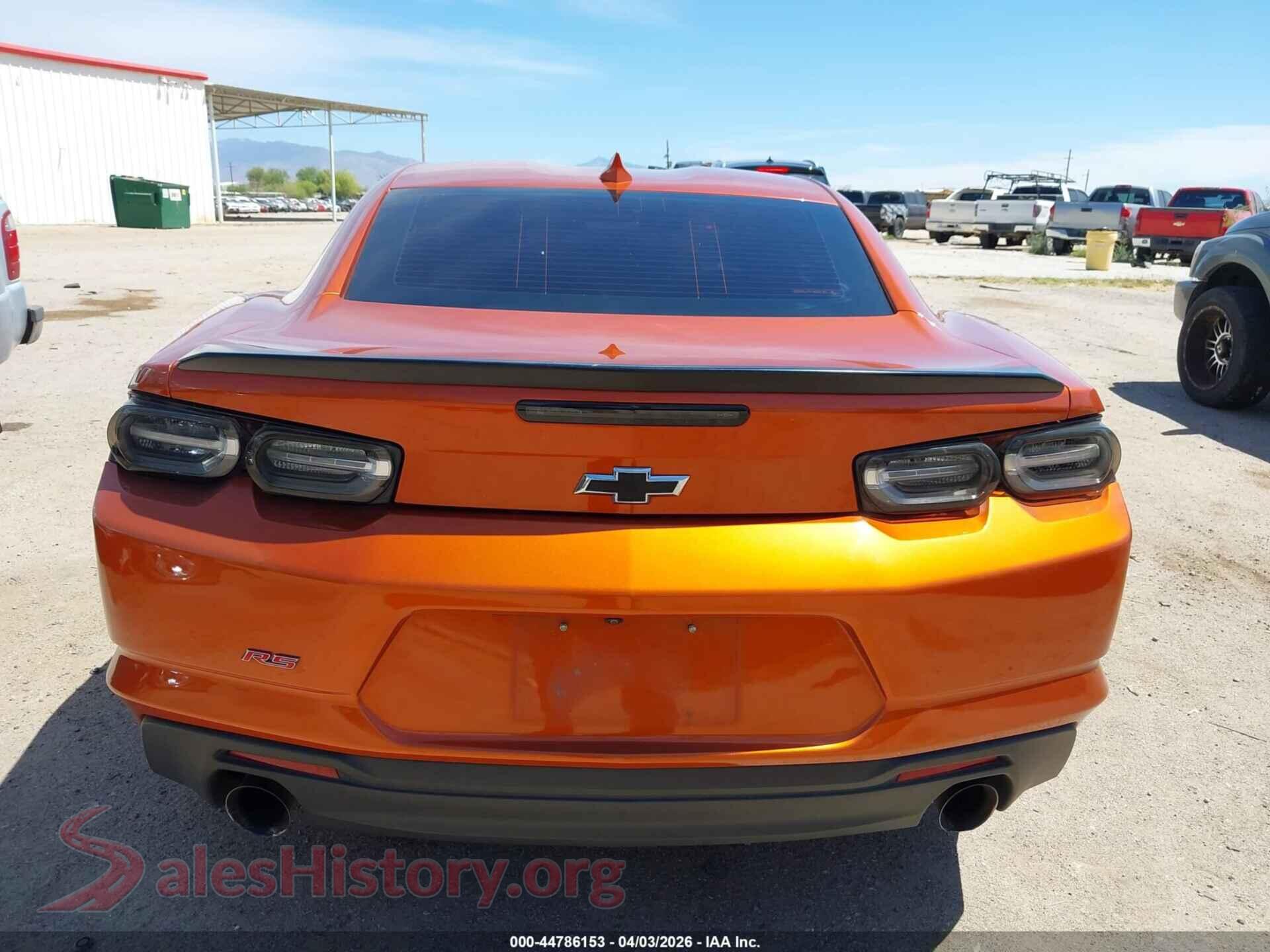 2022 CHEVROLET CAMARO VIN 1G1FB1RX9N0104321, auction photo 16