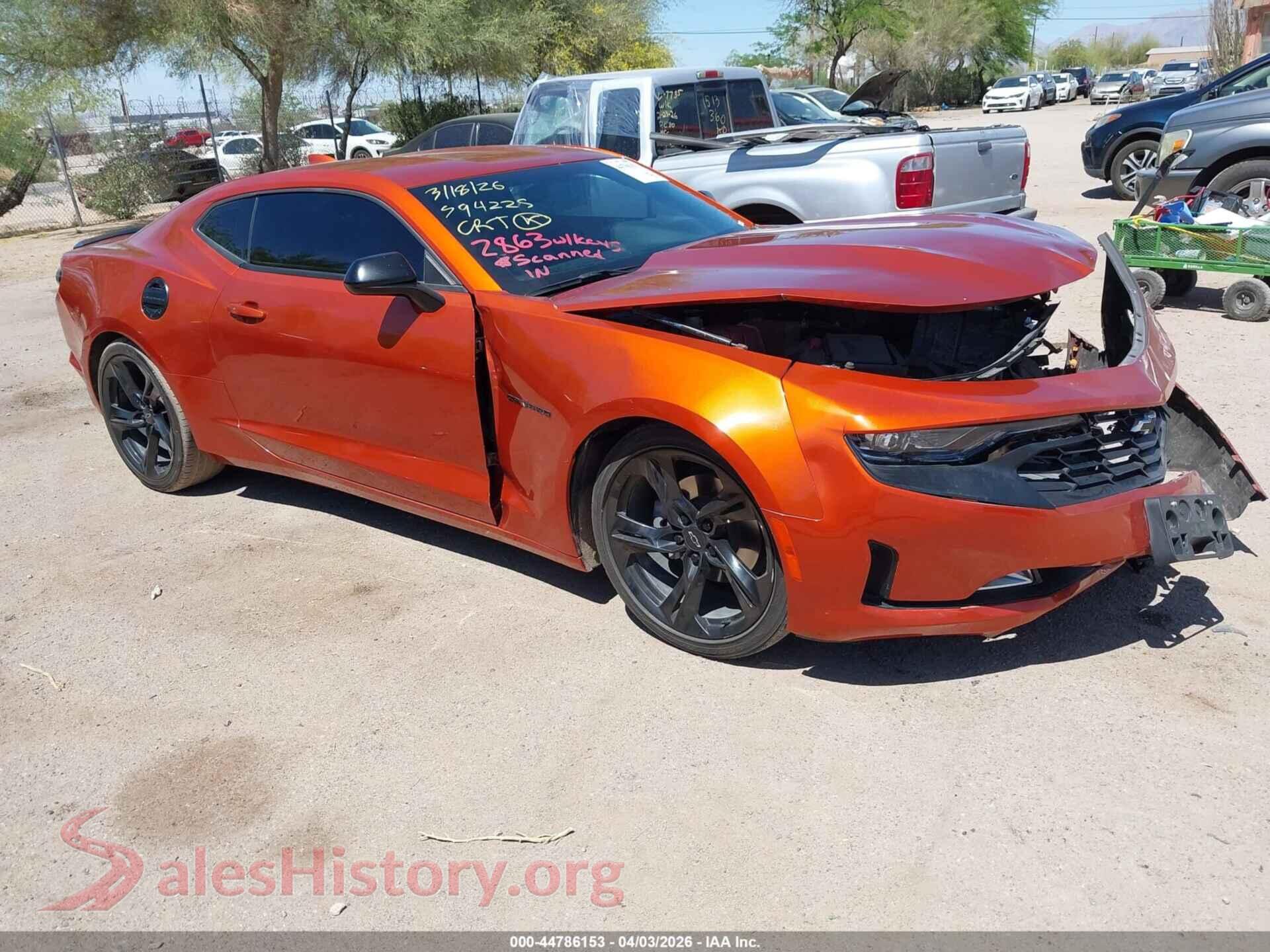 1G1FB1RX9N0104321 2022 CHEVROLET CAMARO