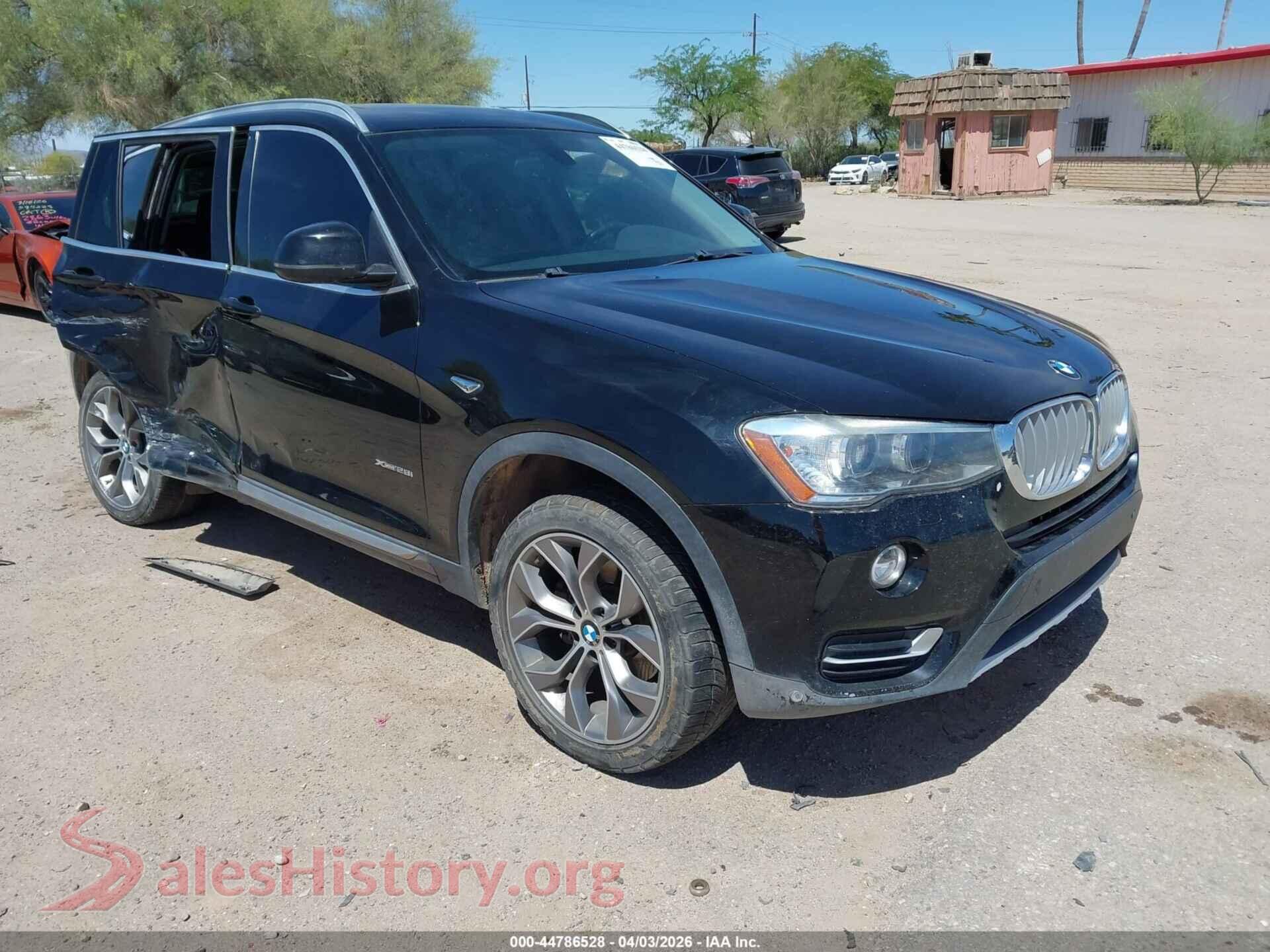 5UXWX9C35H0W72954 2017 BMW X3