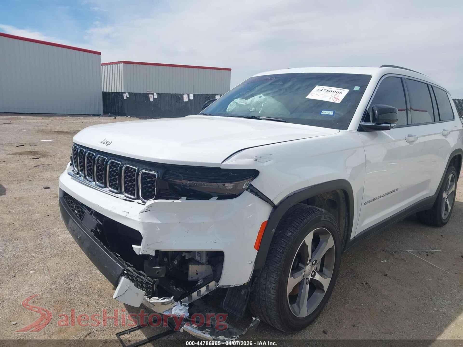 2025 JEEP GRAND CHEROKEE L VIN 1C4RJJBGXS8676237, rear passenger side
