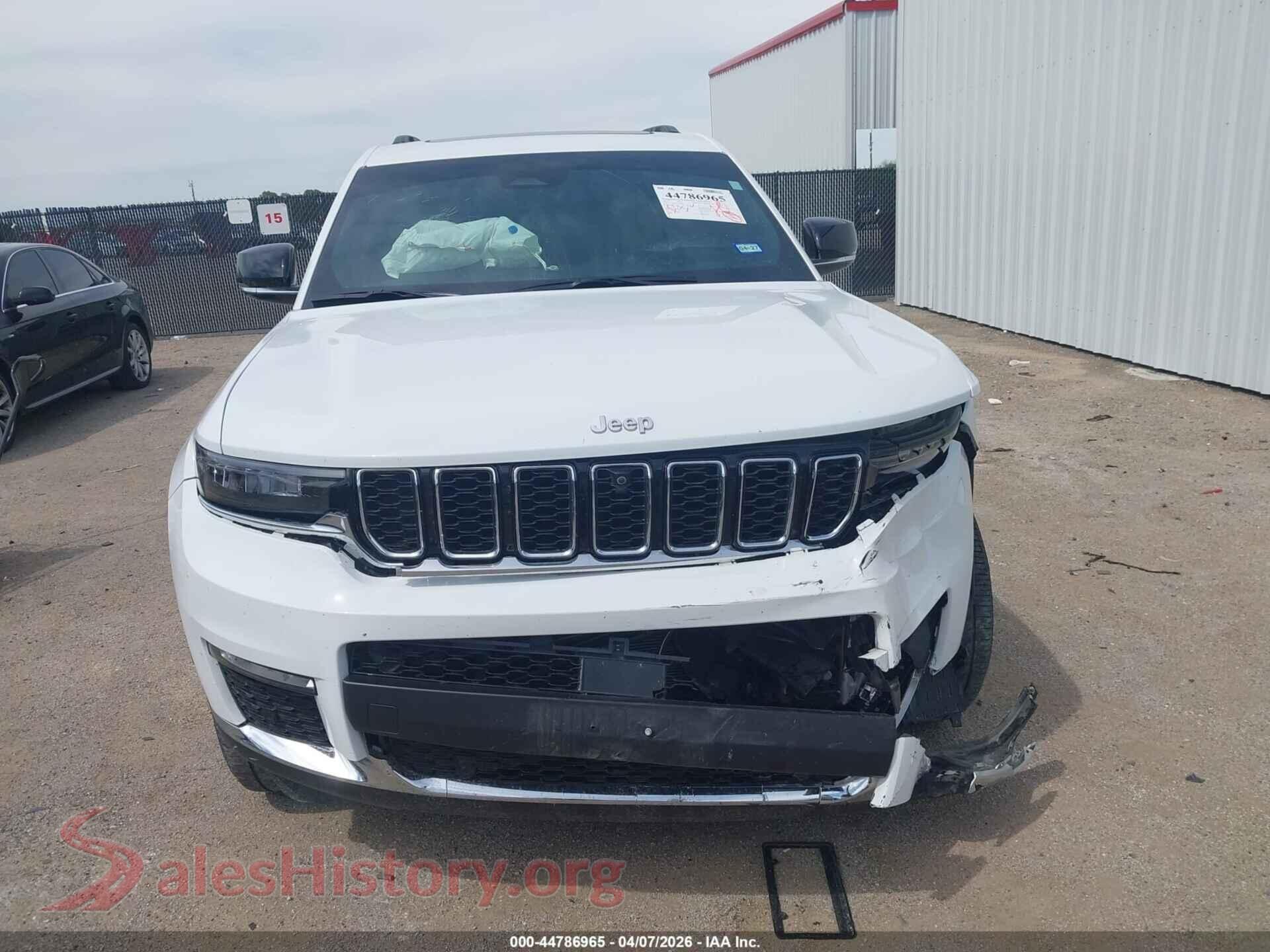 2025 JEEP GRAND CHEROKEE L VIN 1C4RJJBGXS8676237, odometer mileage