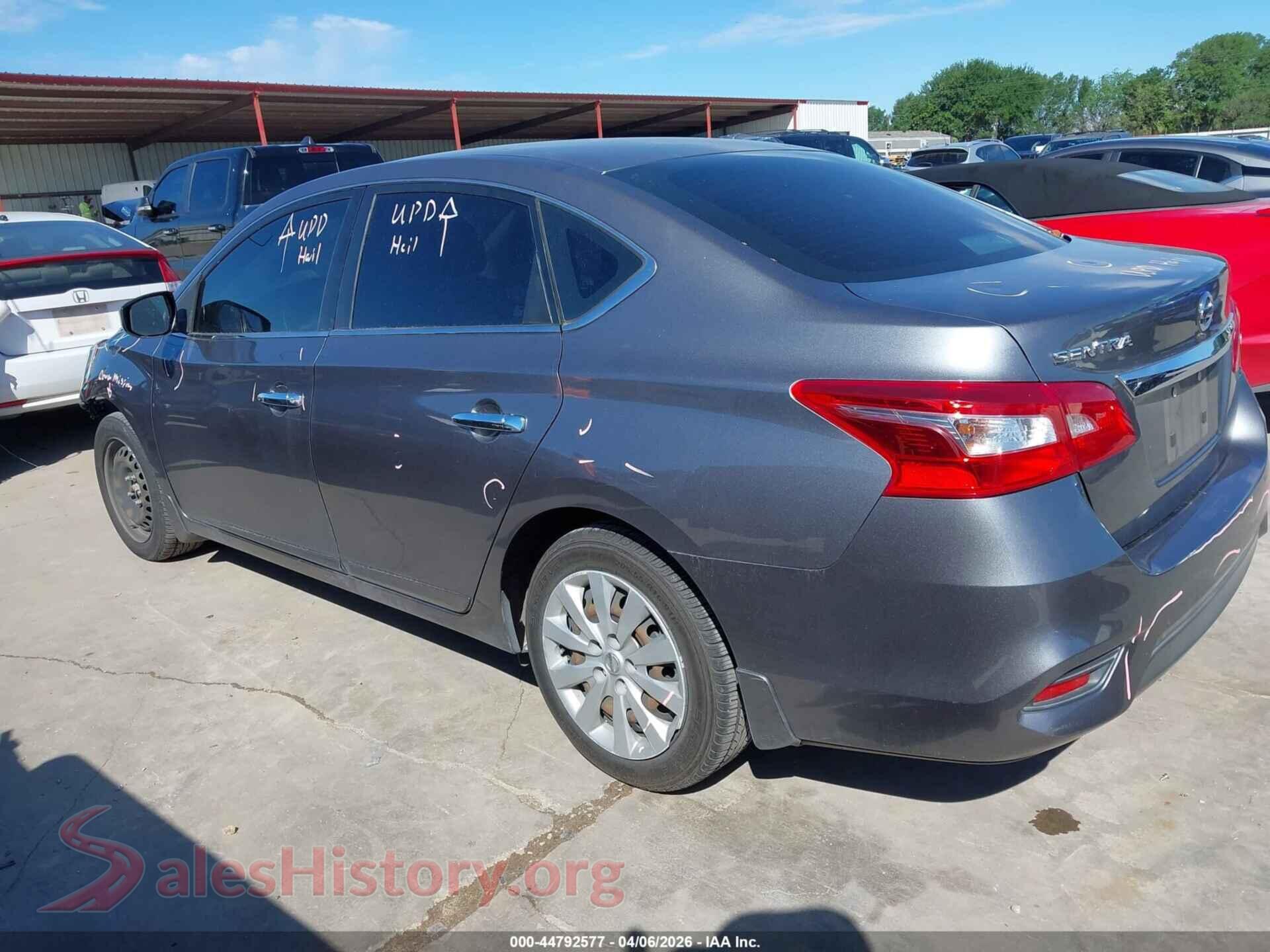 2017 NISSAN SENTRA VIN 3N1AB7AP7HY316129, auction photo 15