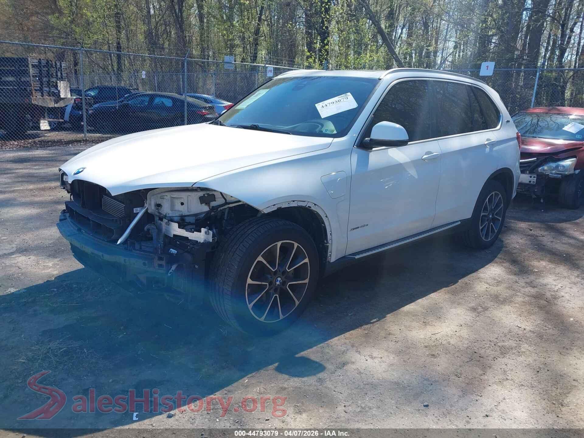 2017 BMW X5 EDRIVE VIN 5UXKT0C34H0S80912, front view