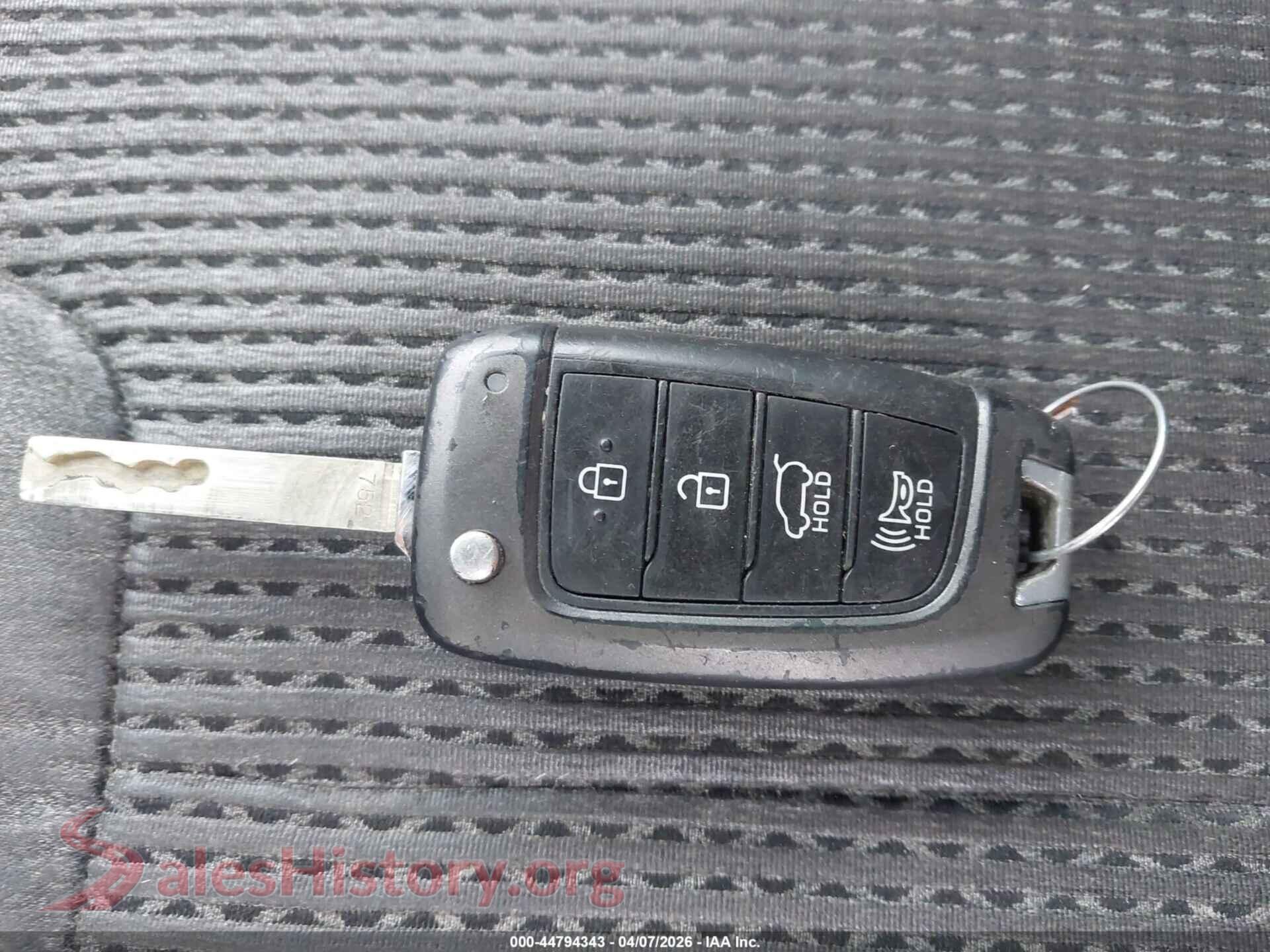 2019 HYUNDAI SANTA FE VIN 5NMS2CAD9KH036911, odometer mileage