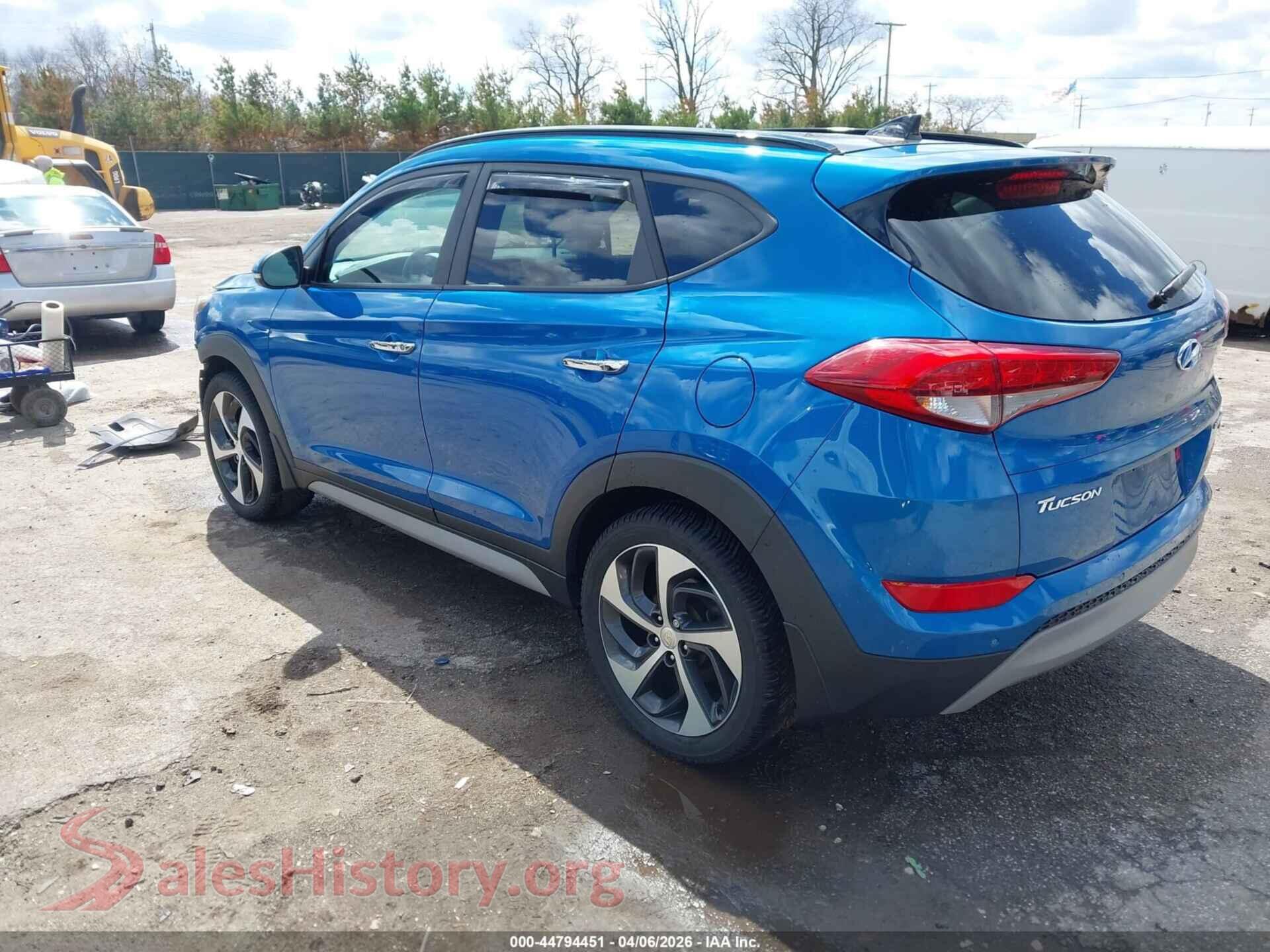 2018 HYUNDAI TUCSON VIN KM8J3CA2XJU819276, driver side view