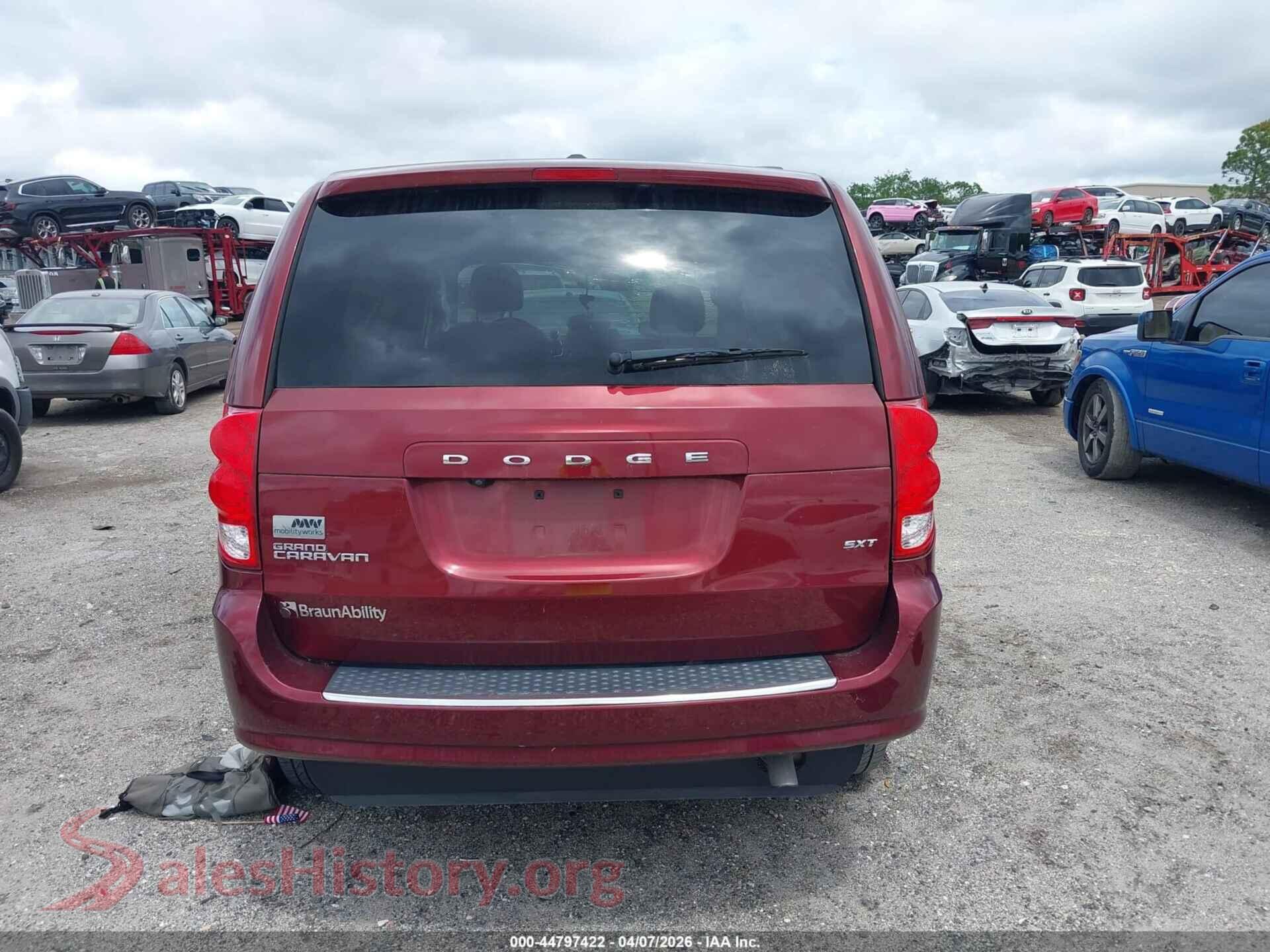 2020 DODGE GRAND CARAVAN VIN 2C4RDGCG4LR183538, auction photo 16