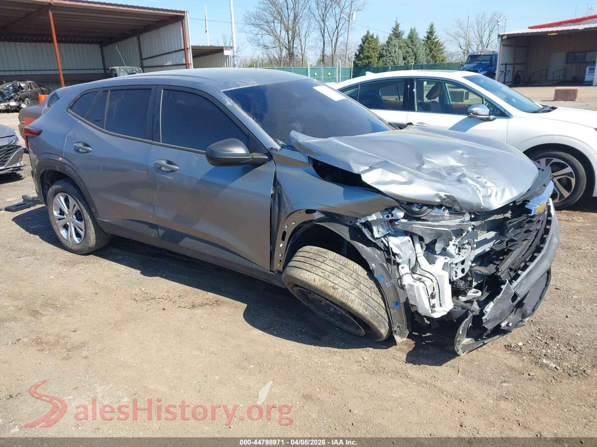 2025 CHEVROLET TRAX VIN KL77LFEP1SC342943, auction photo