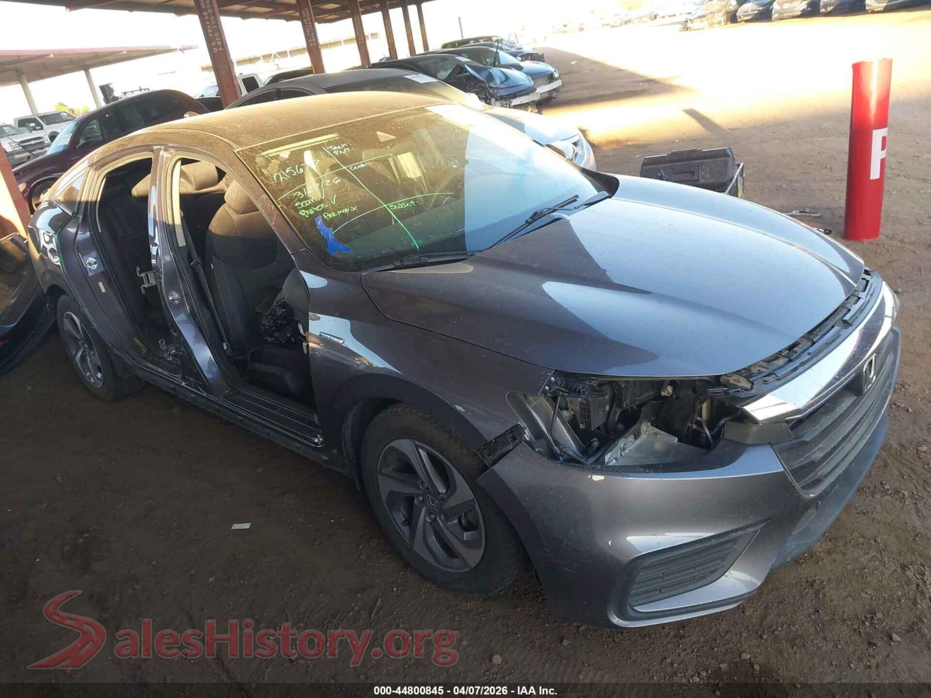 19XZE4F57LE007347 2020 HONDA INSIGHT