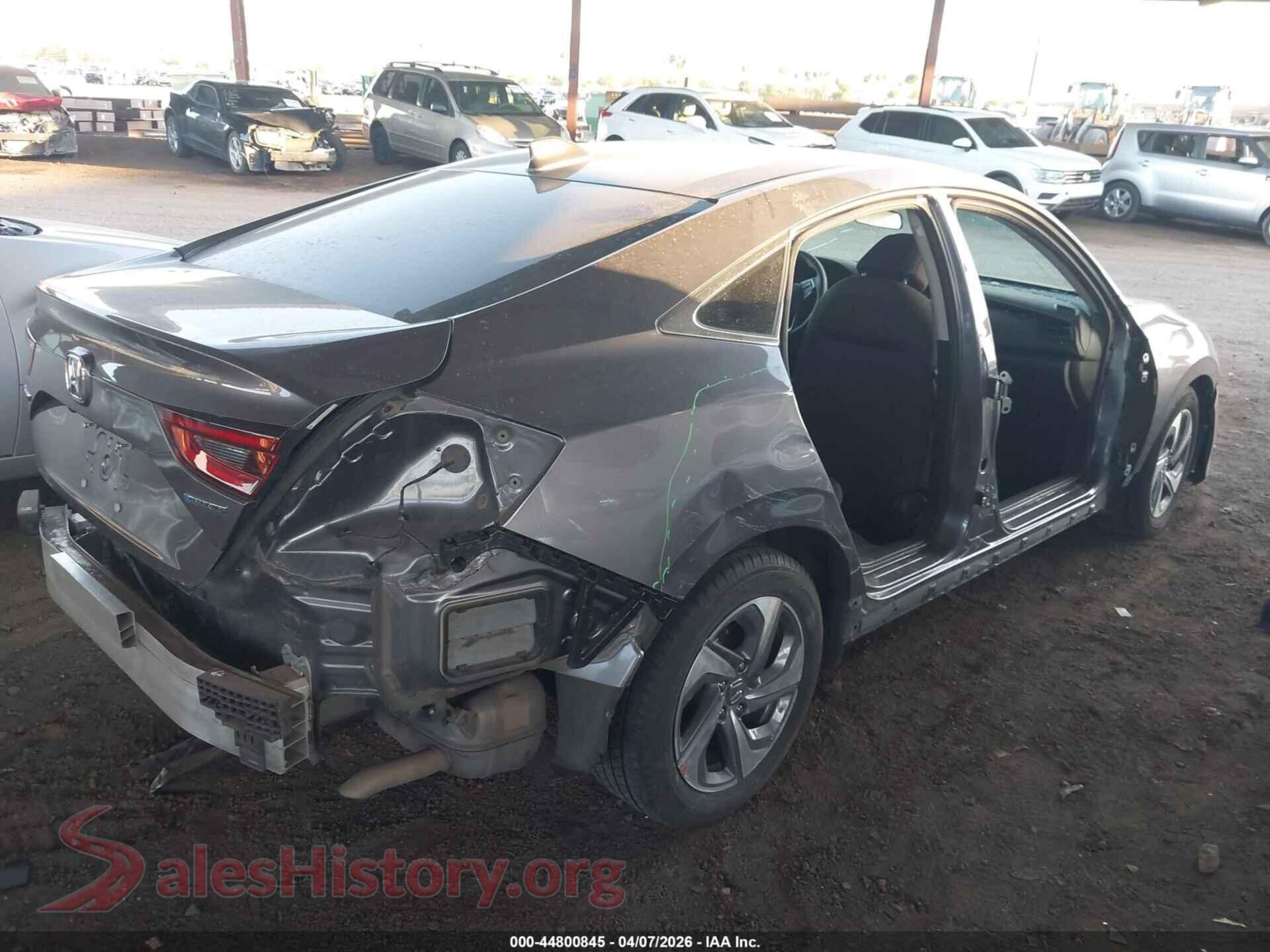 2020 HONDA INSIGHT VIN 19XZE4F57LE007347, rear driver side