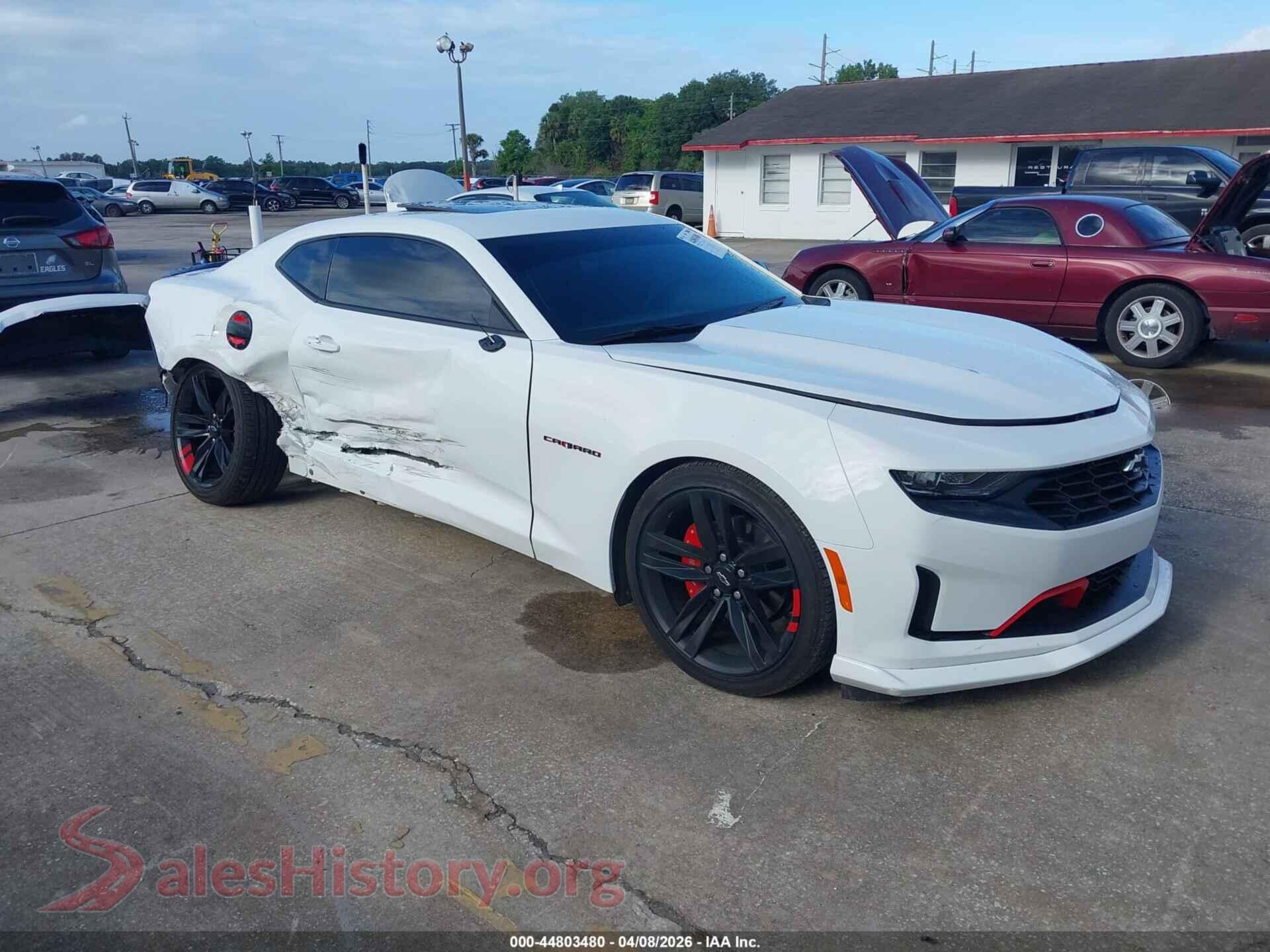 2022 CHEVROLET CAMARO VIN 1G1FB1RS2N0128738, auction photo