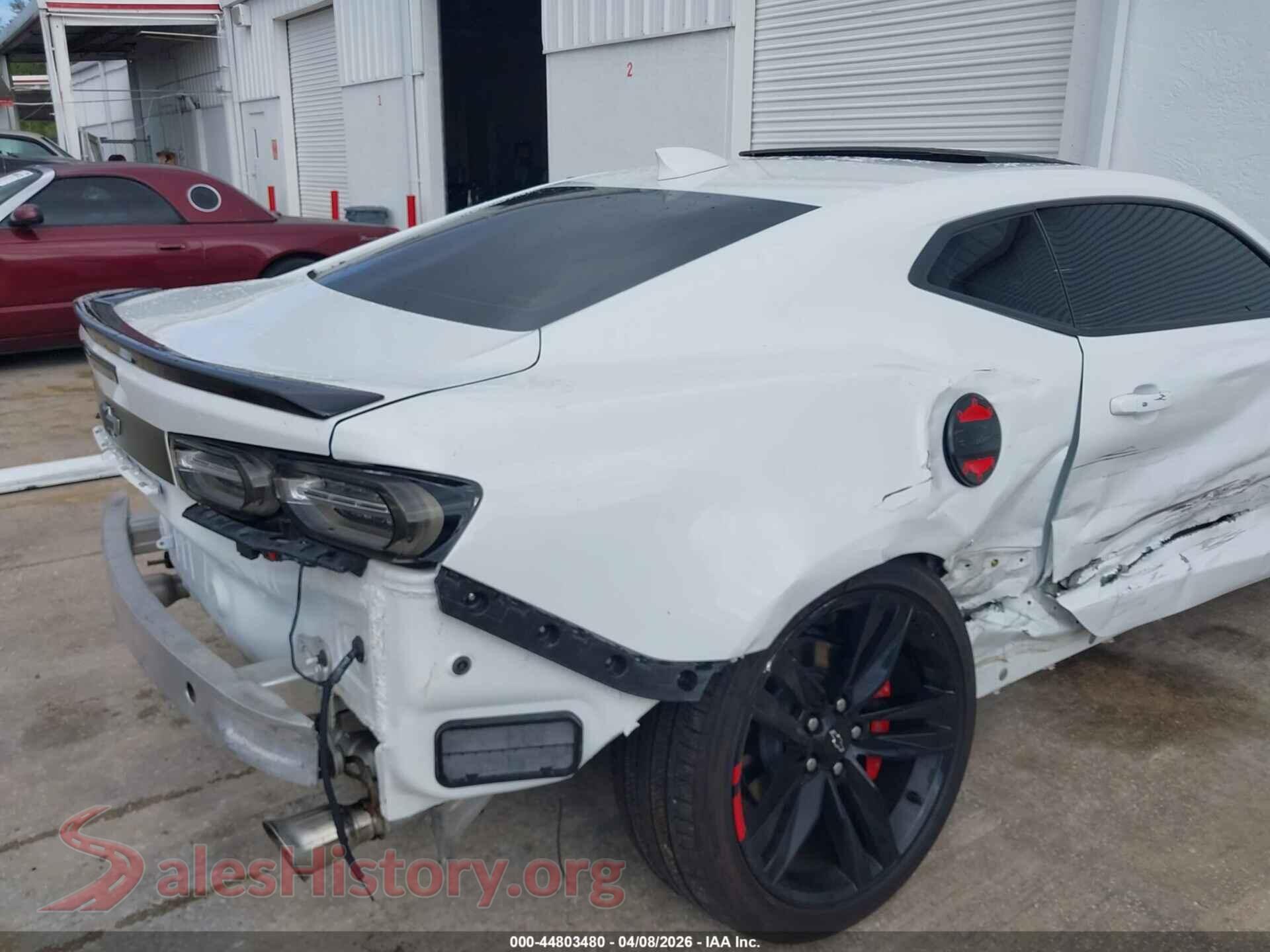 2022 CHEVROLET CAMARO VIN 1G1FB1RS2N0128738, rear passenger side