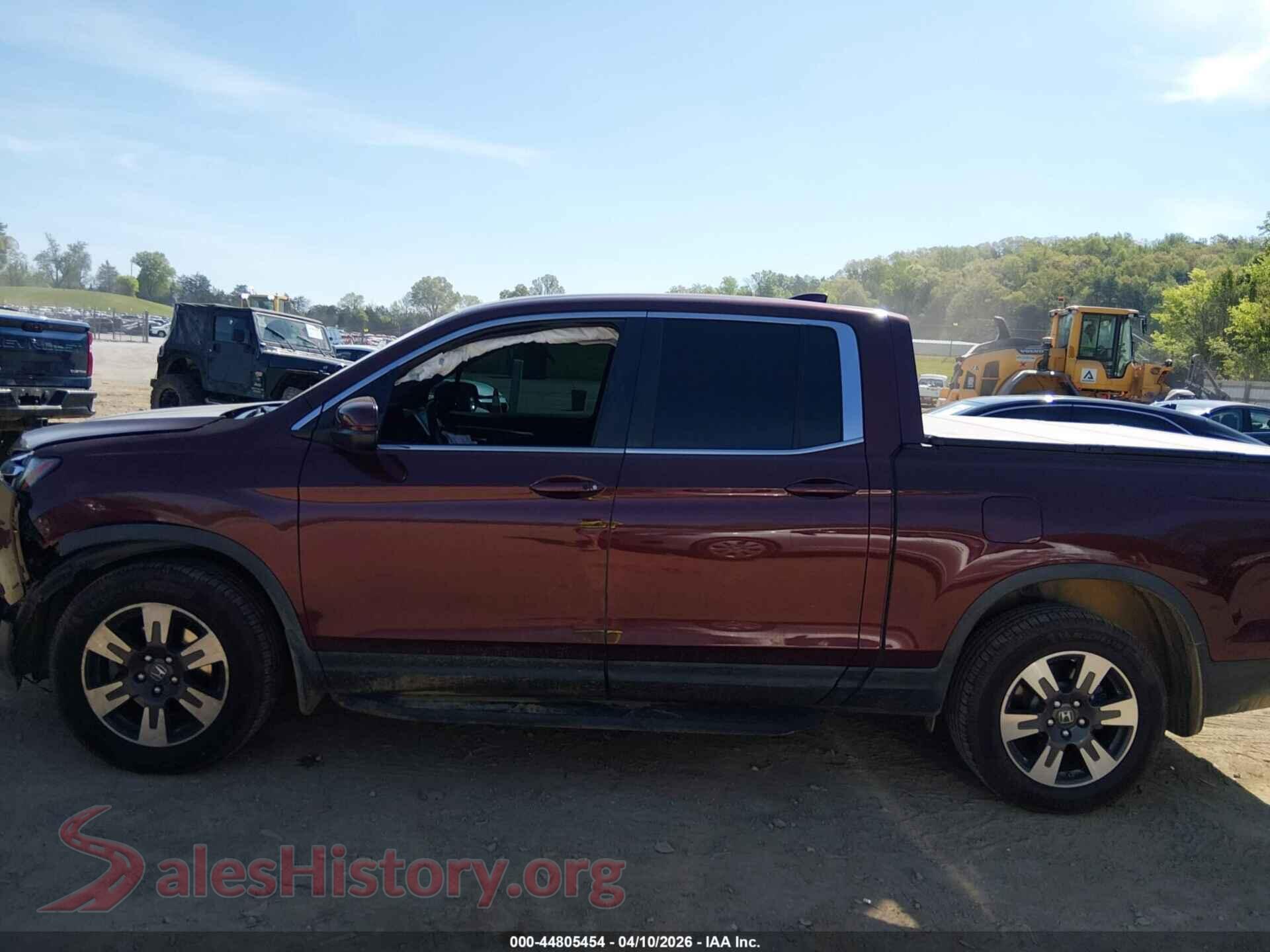 2017 HONDA RIDGELINE VIN 5FPYK3F63HB023867, auction photo 14