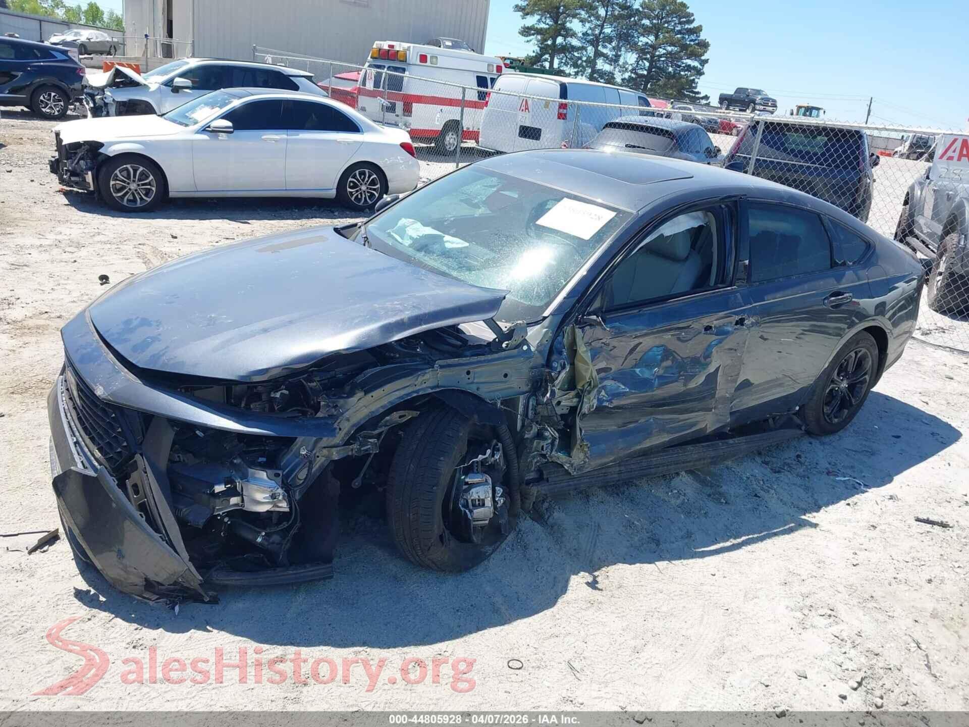 2025 HONDA ACCORD VIN 1HGCY1F46SA087570, auction photo 13