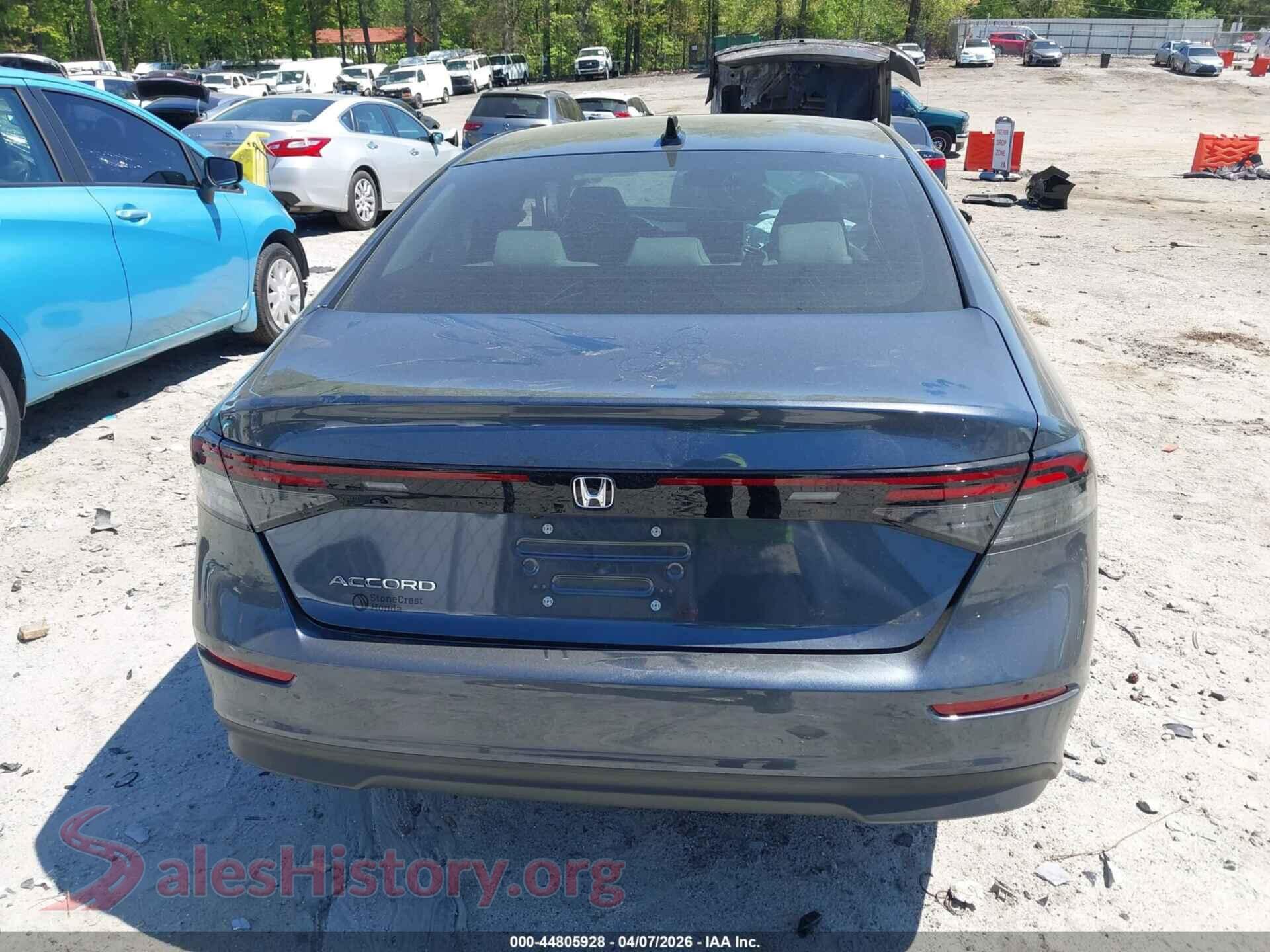 2025 HONDA ACCORD VIN 1HGCY1F46SA087570, auction photo 15