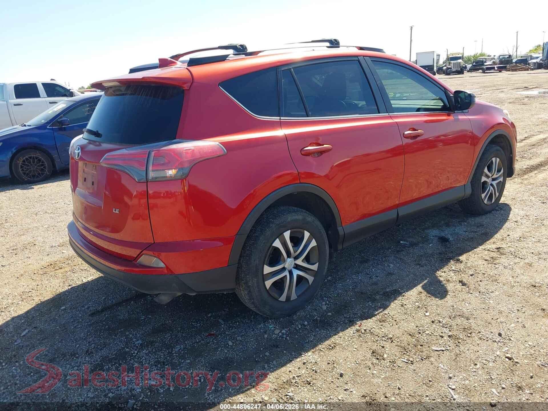 2017 TOYOTA RAV4 VIN JTMZFREV7HJ134413, rear driver side