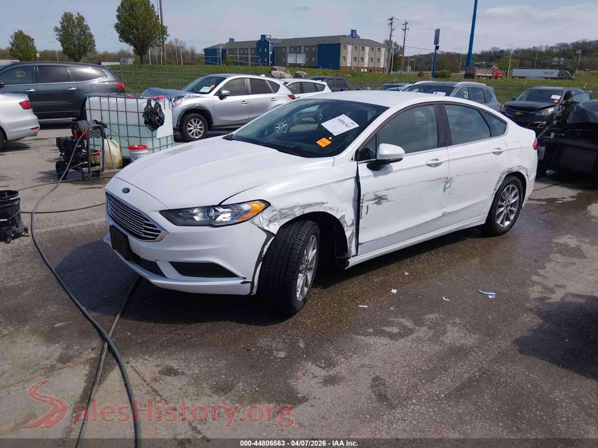 2017 FORD FUSION VIN 3FA6P0HDXHR353991, front view
