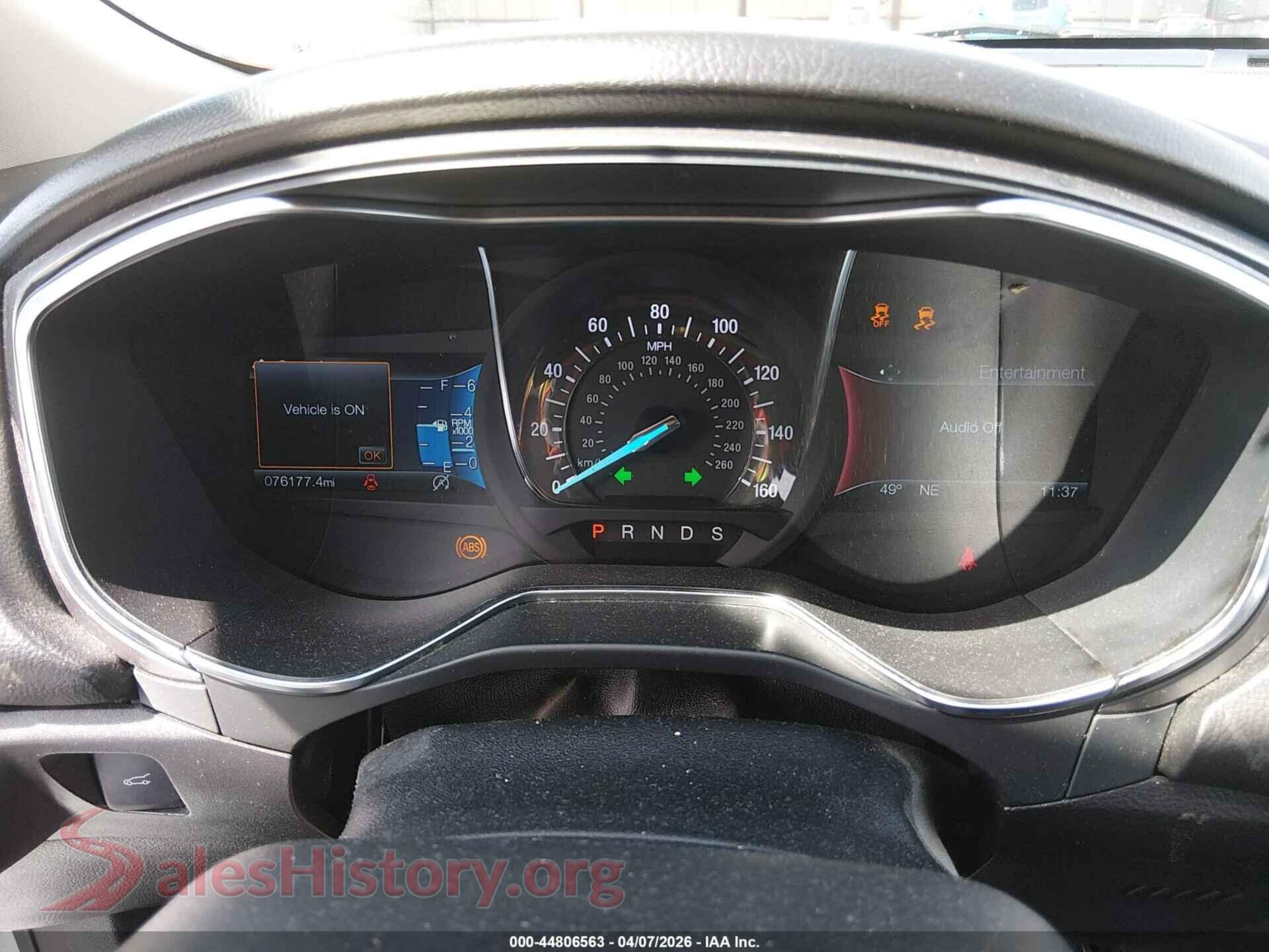 2017 FORD FUSION VIN 3FA6P0HDXHR353991, passenger side view