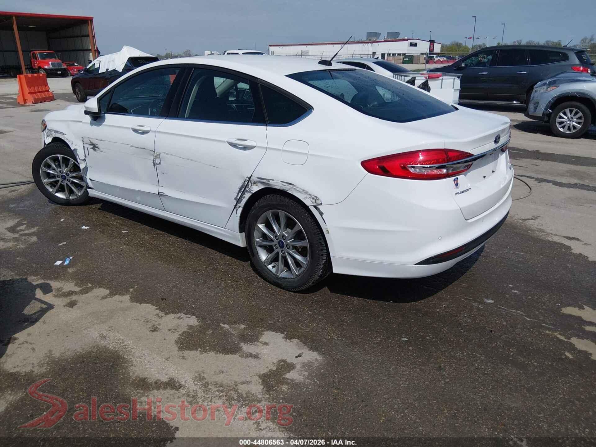 2017 FORD FUSION VIN 3FA6P0HDXHR353991, driver side view