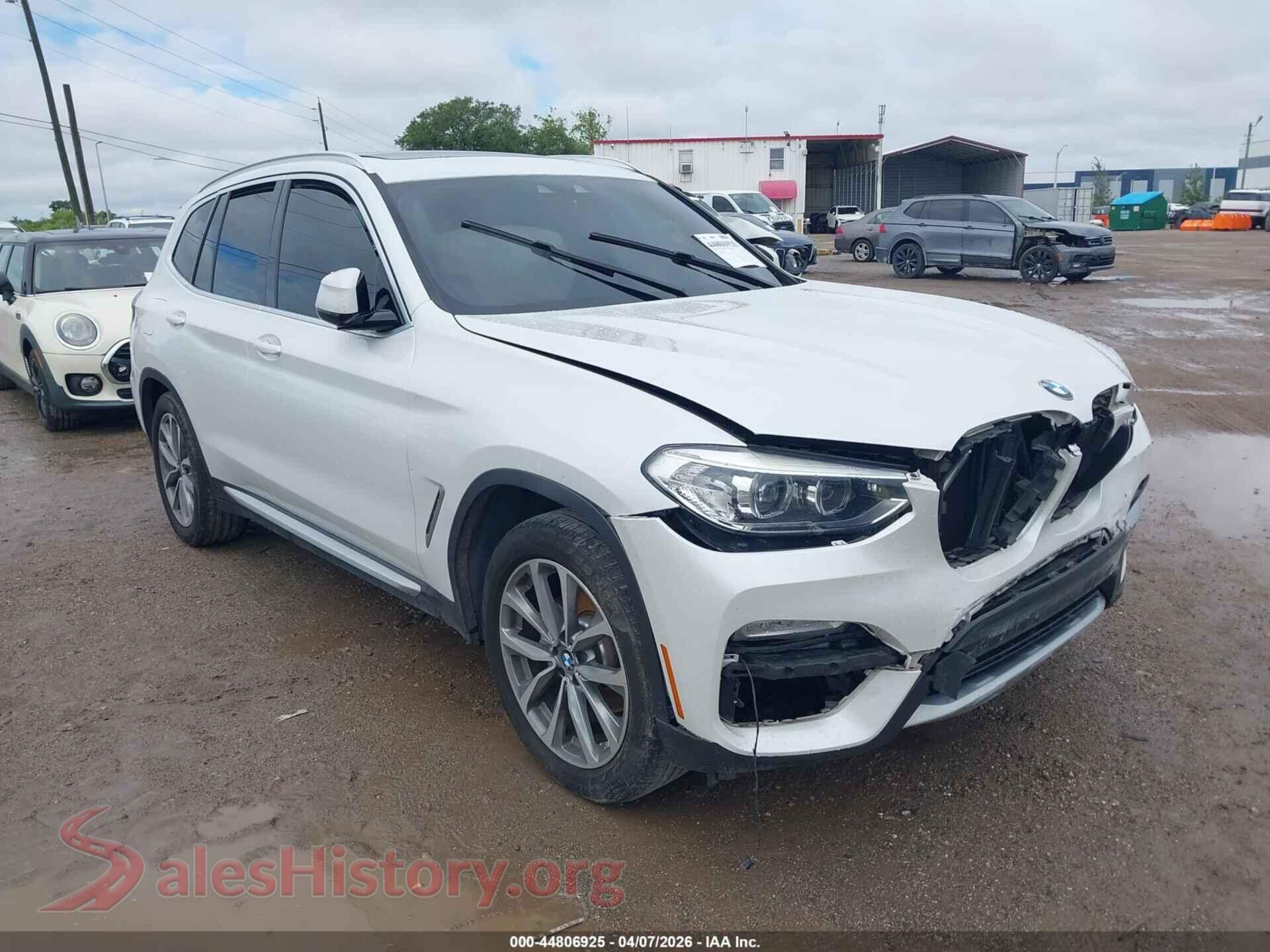 5UXTR7C57KLF33758 2019 BMW X3