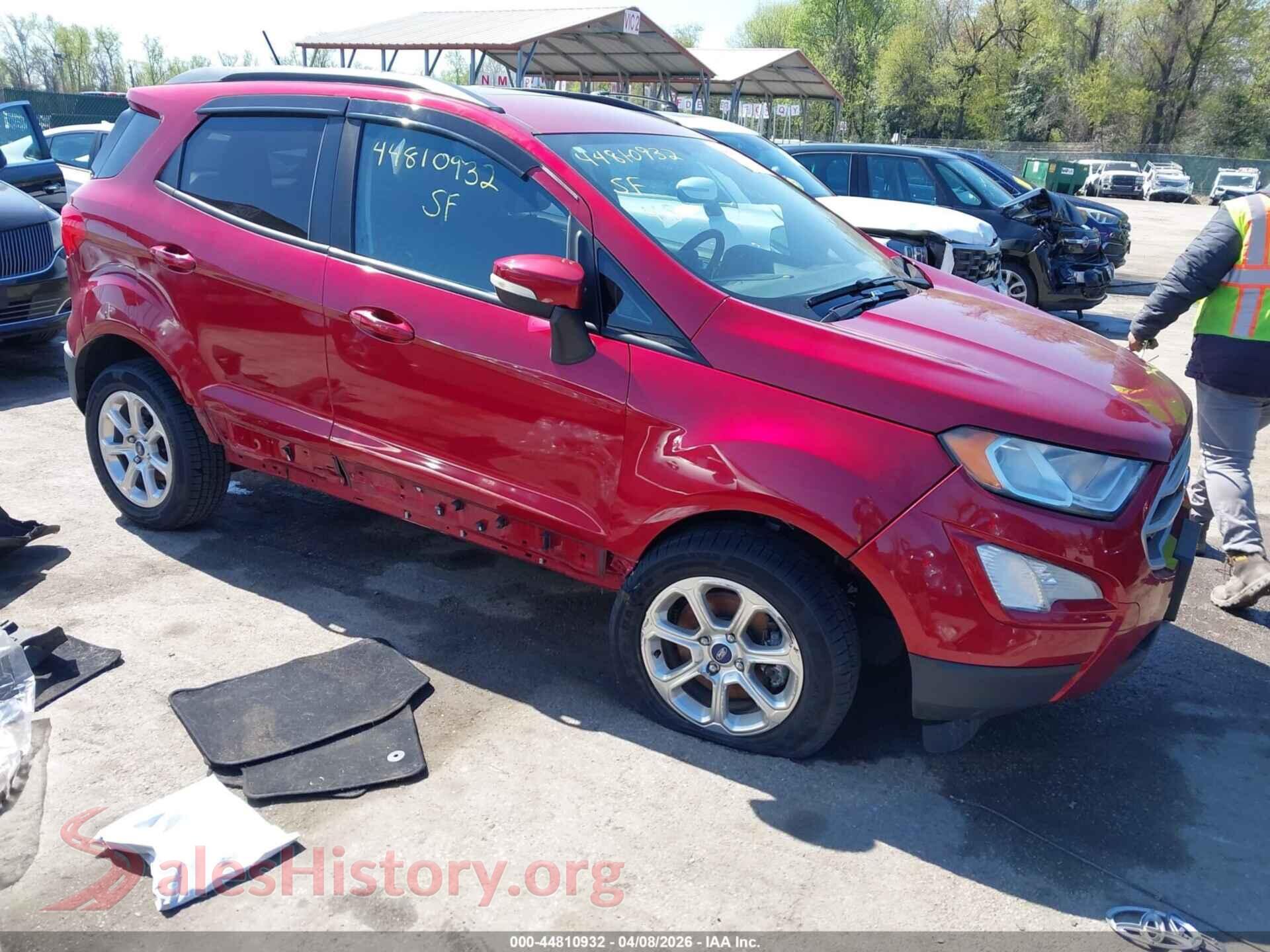 2018 FORD ECOSPORT VIN MAJ6P1UL2JC226529, auction photo