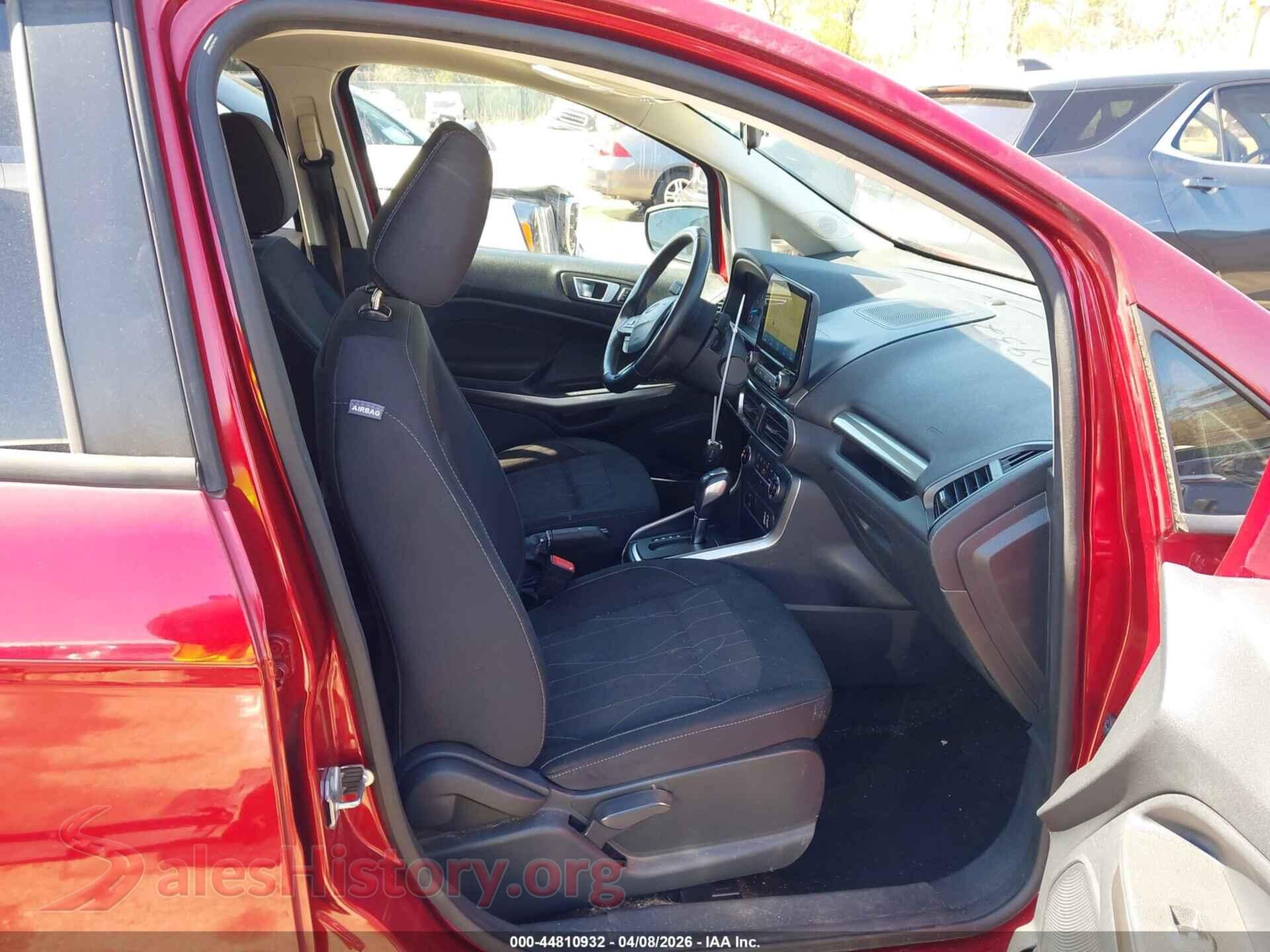 2018 FORD ECOSPORT VIN MAJ6P1UL2JC226529, rear view
