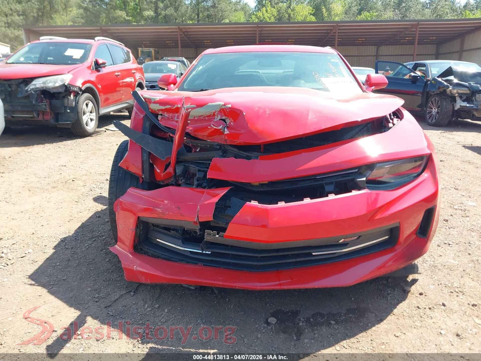 2017 CHEVROLET CAMARO VIN 1G1FB1RS3H0122631, odometer mileage